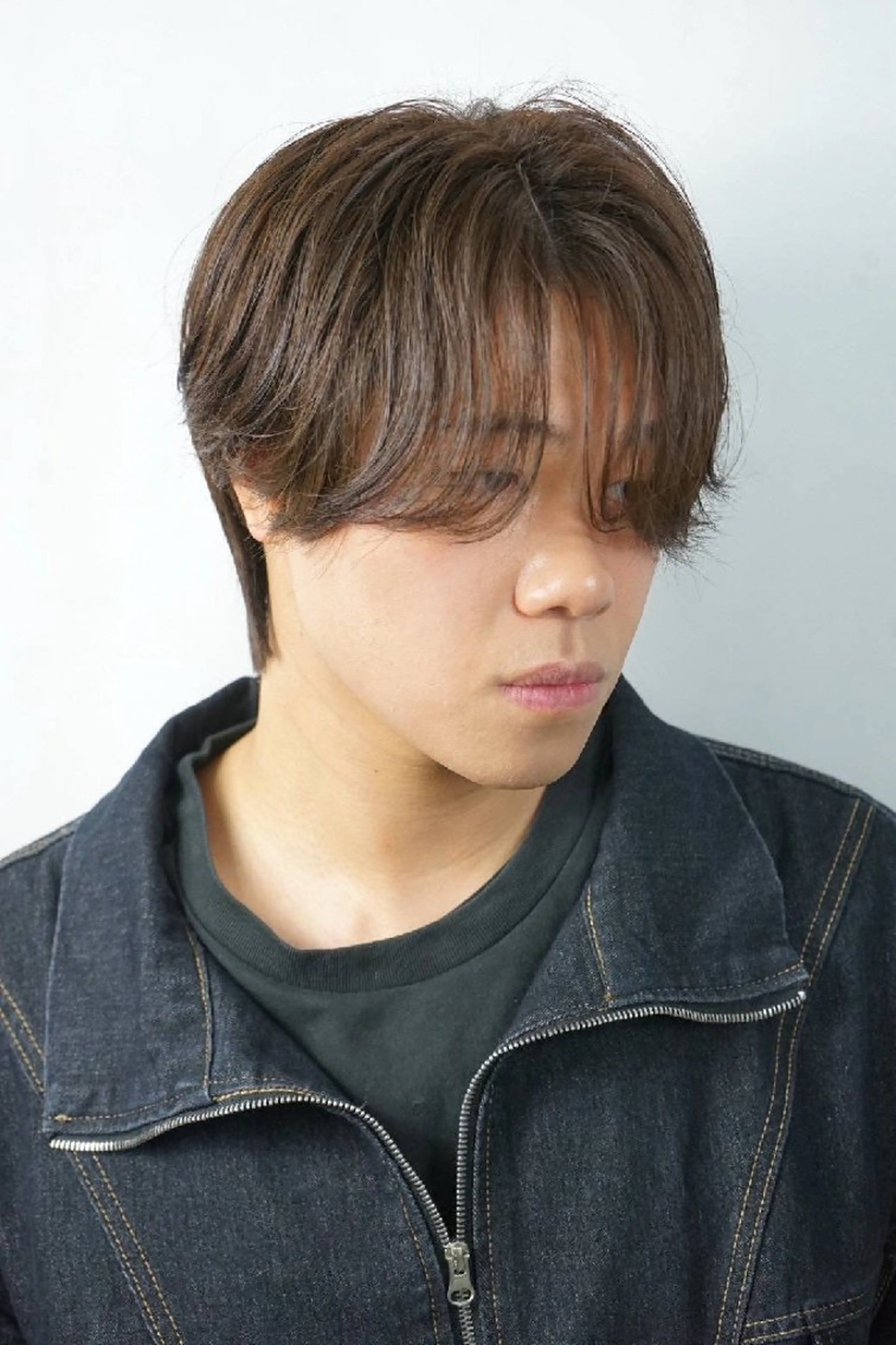 メンズ マッシュ メンズパーマ シースルーマッシュ 石井 希明のヘアスタイル