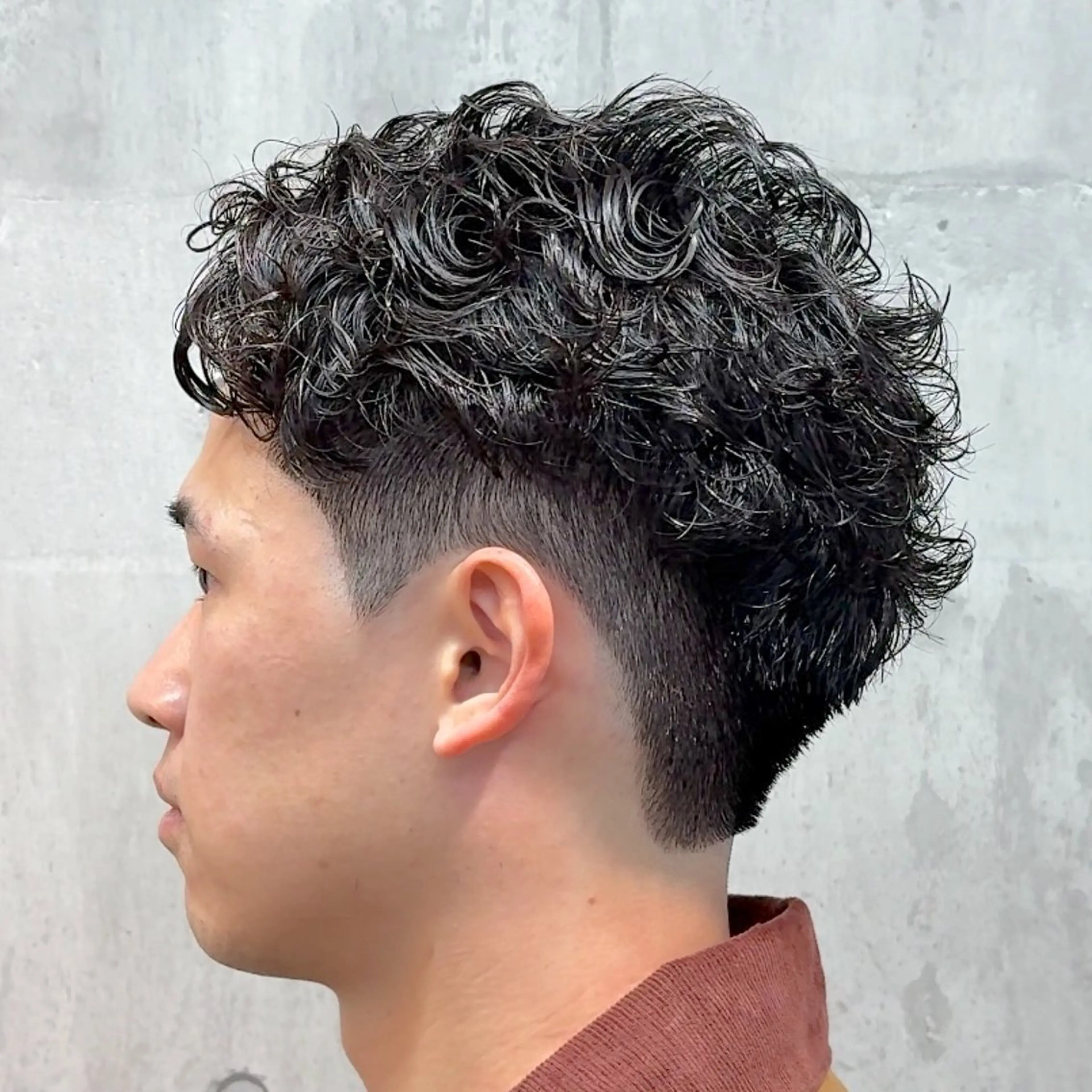 ショート パーマ ヘアアレンジ メンズ MENIN メンズ サロン　望月　涼太のヘアスタイル