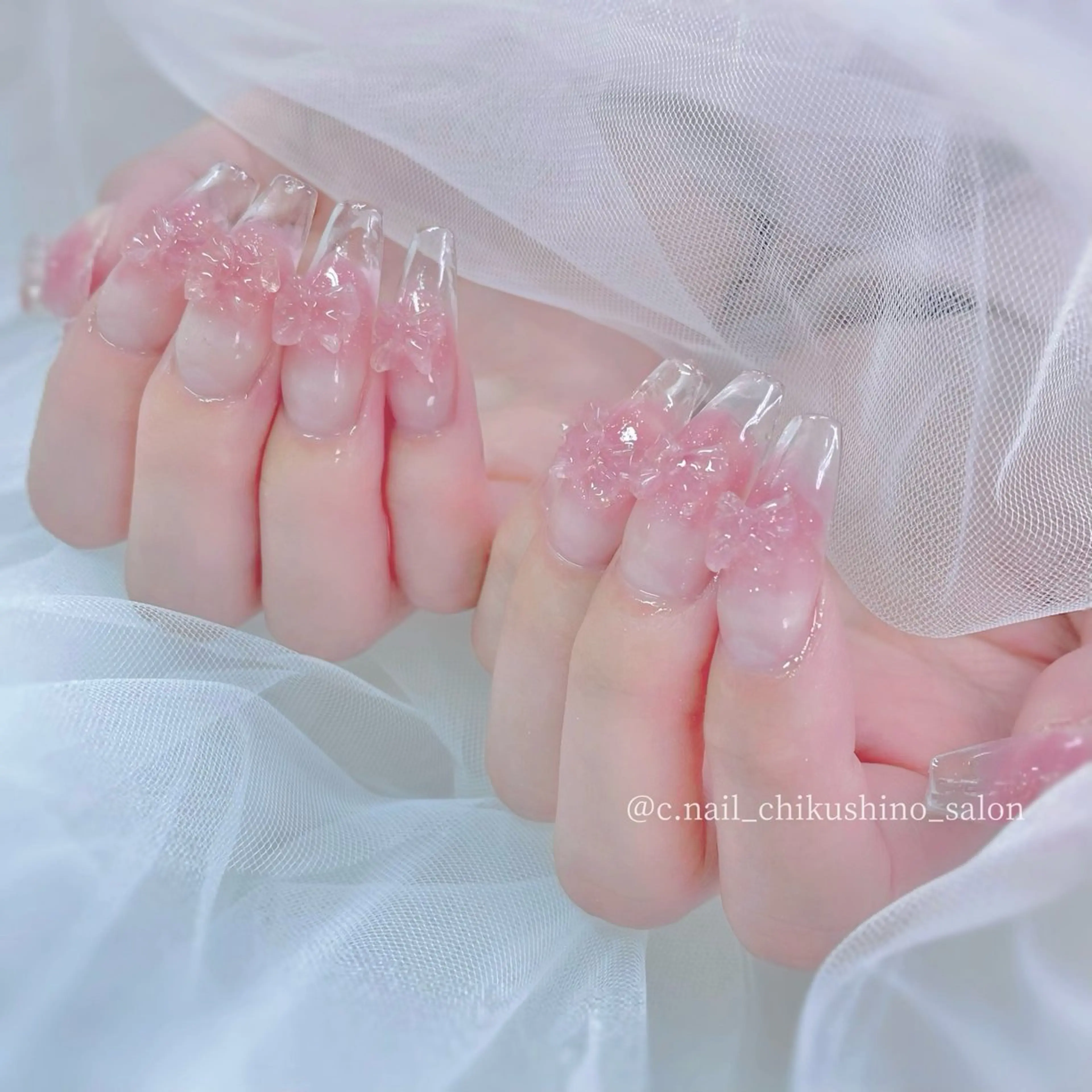 🌈チップ長さ出し+持ち込みデザイン【オフなし】🌈の写真