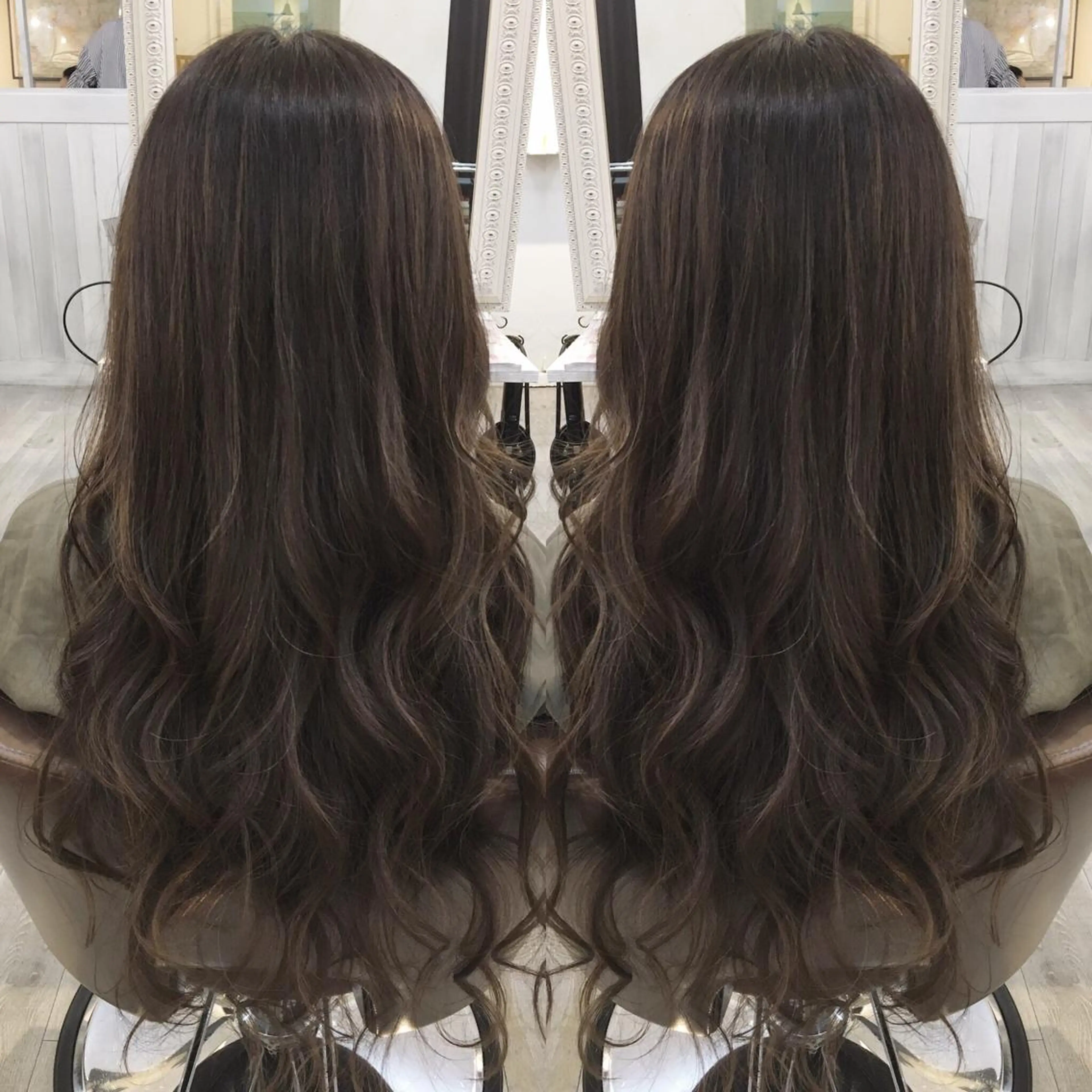 ロング カラー ハイライトカラー ハイライト yoshi (菅沼義晴)のヘアスタイル