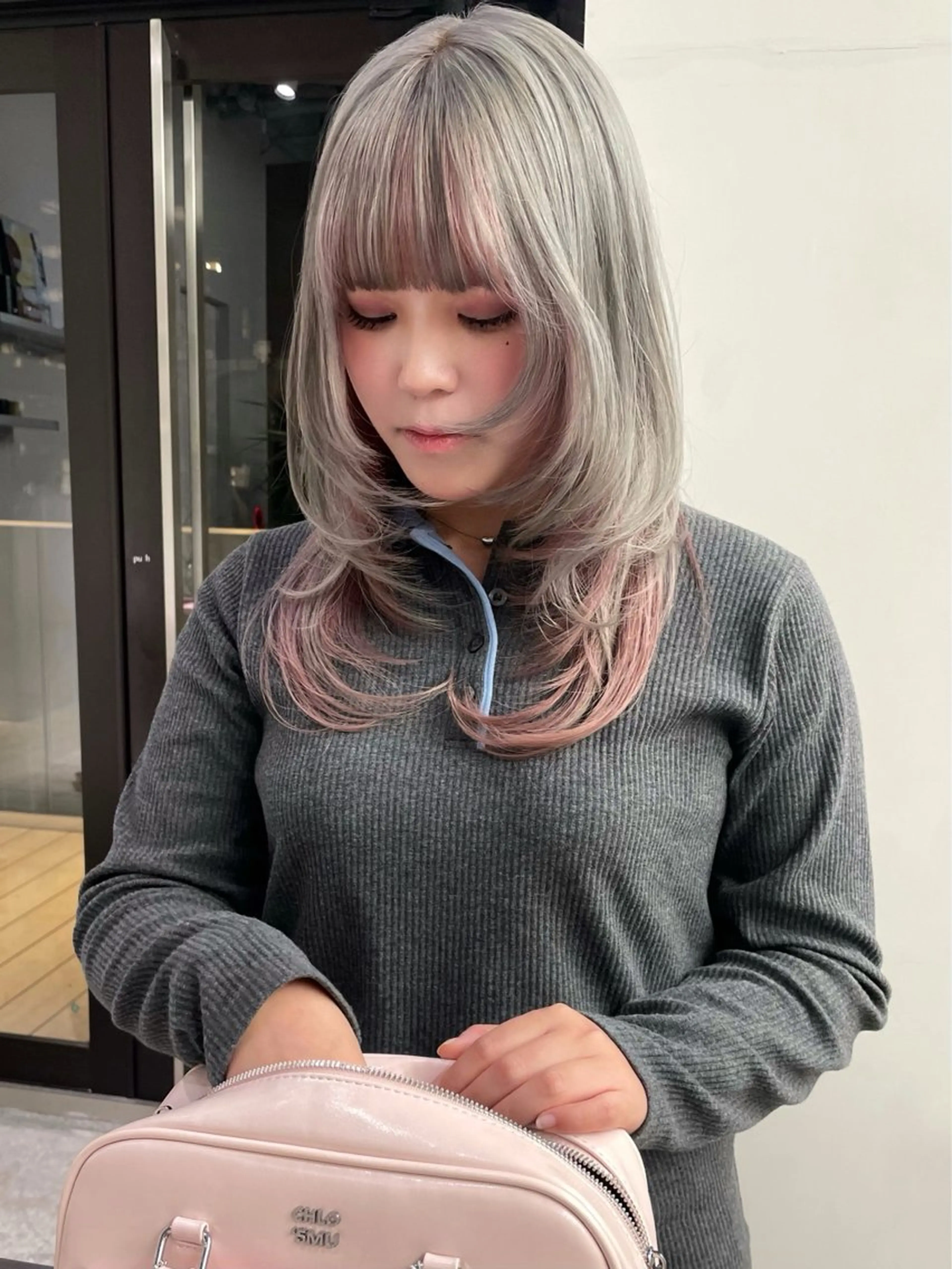 ロング HARUKA/原宿 ショートカットモデルのヘアスタイル