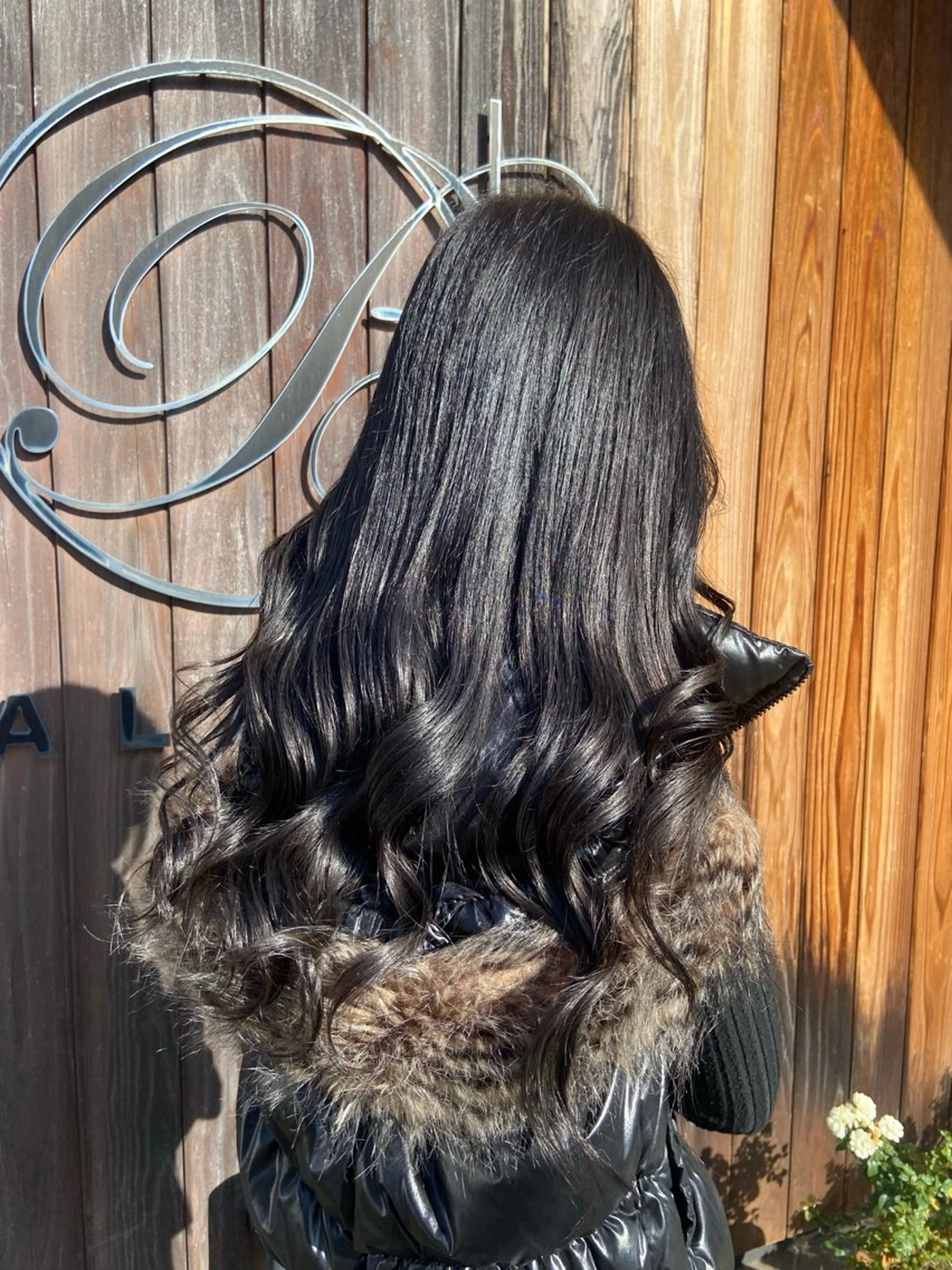 ロング ヘアカラー 小田部 愛のヘアスタイル