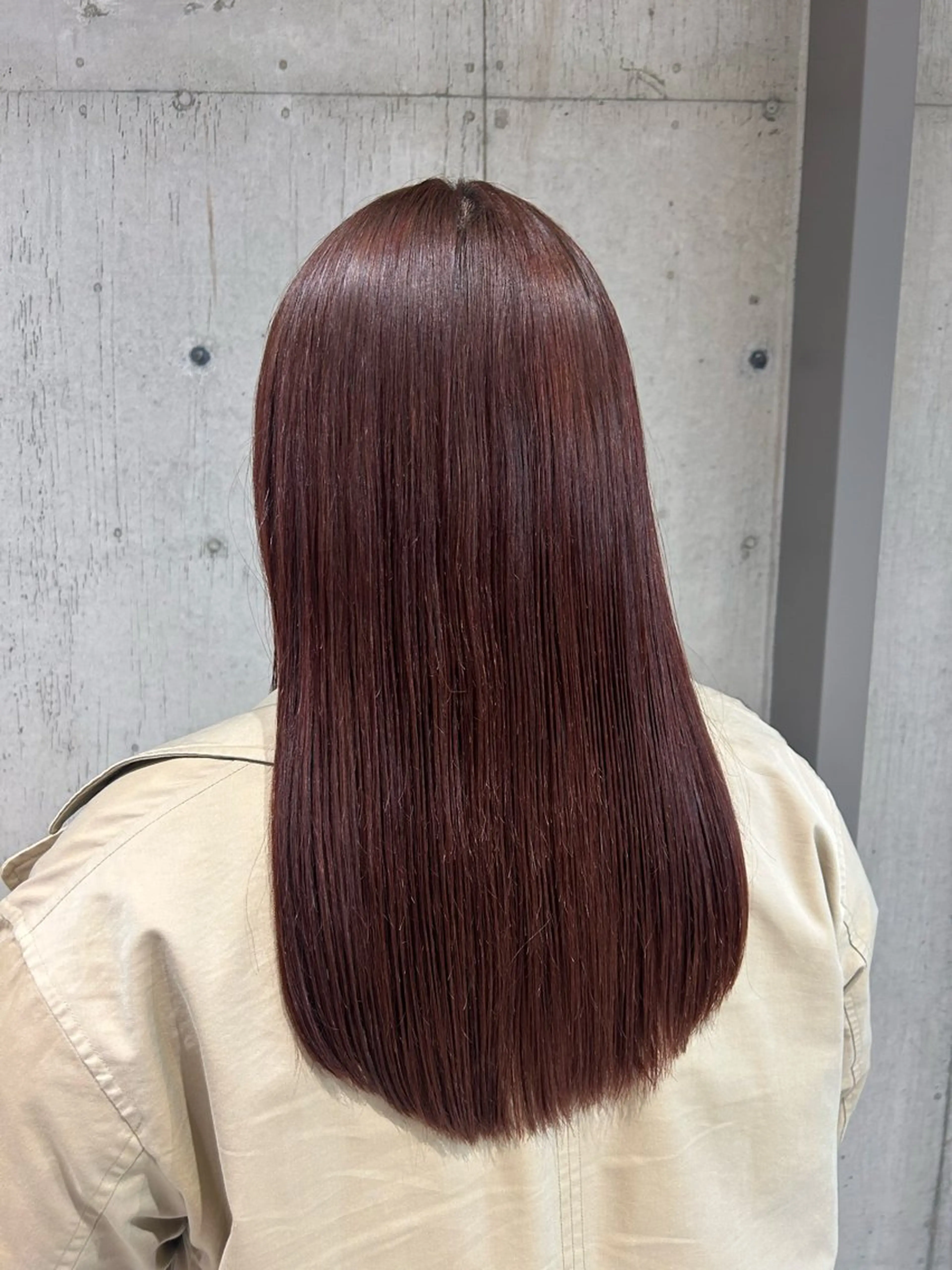 ロング 縮毛矯正 🤡暖色レイヤー 🤡みさきのヘアスタイル