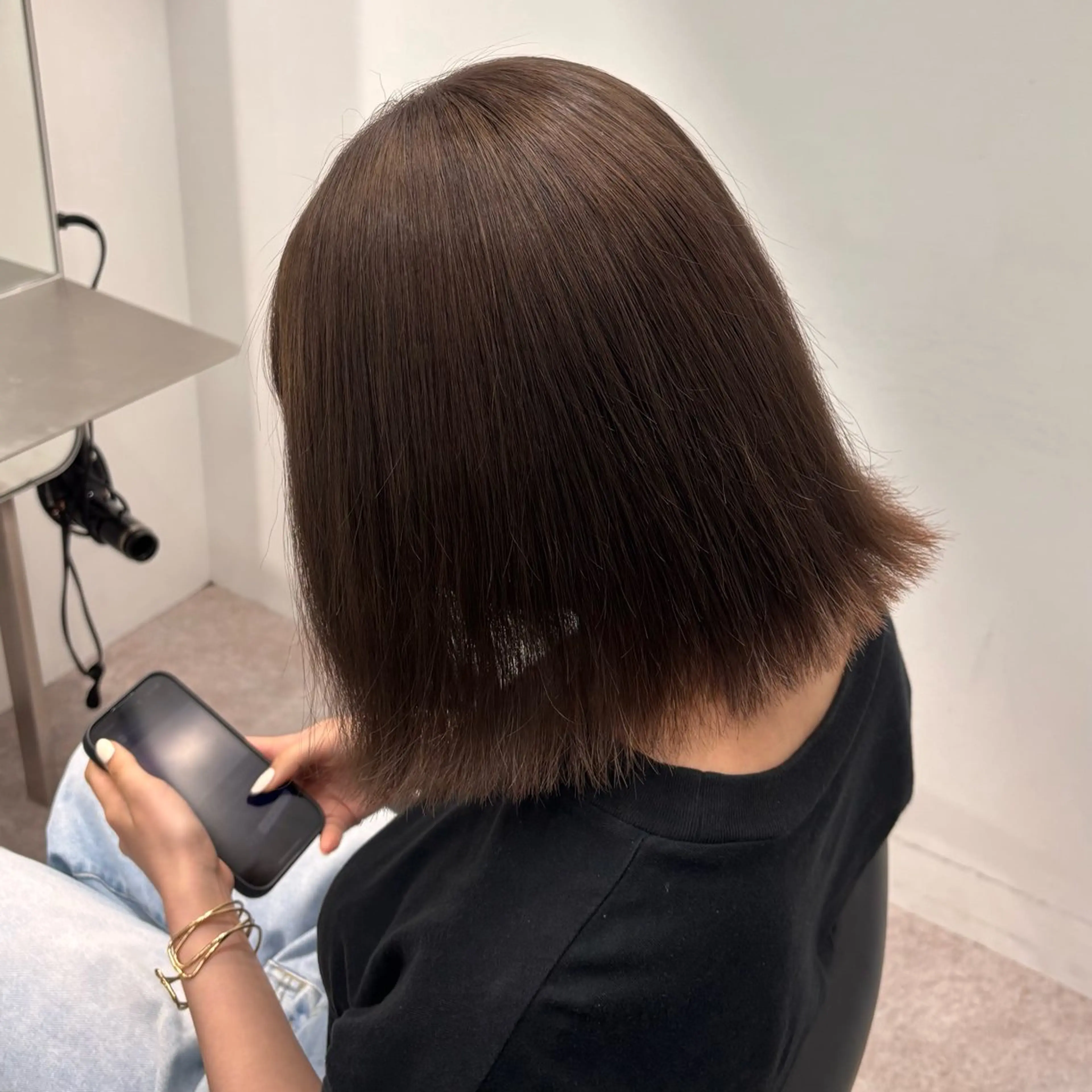 ミディアム カラー ブリーチ 透明感カラー 似合わせカット ヘアカラー ブリーチ/海外風 💟/MIU☆のヘアスタイル