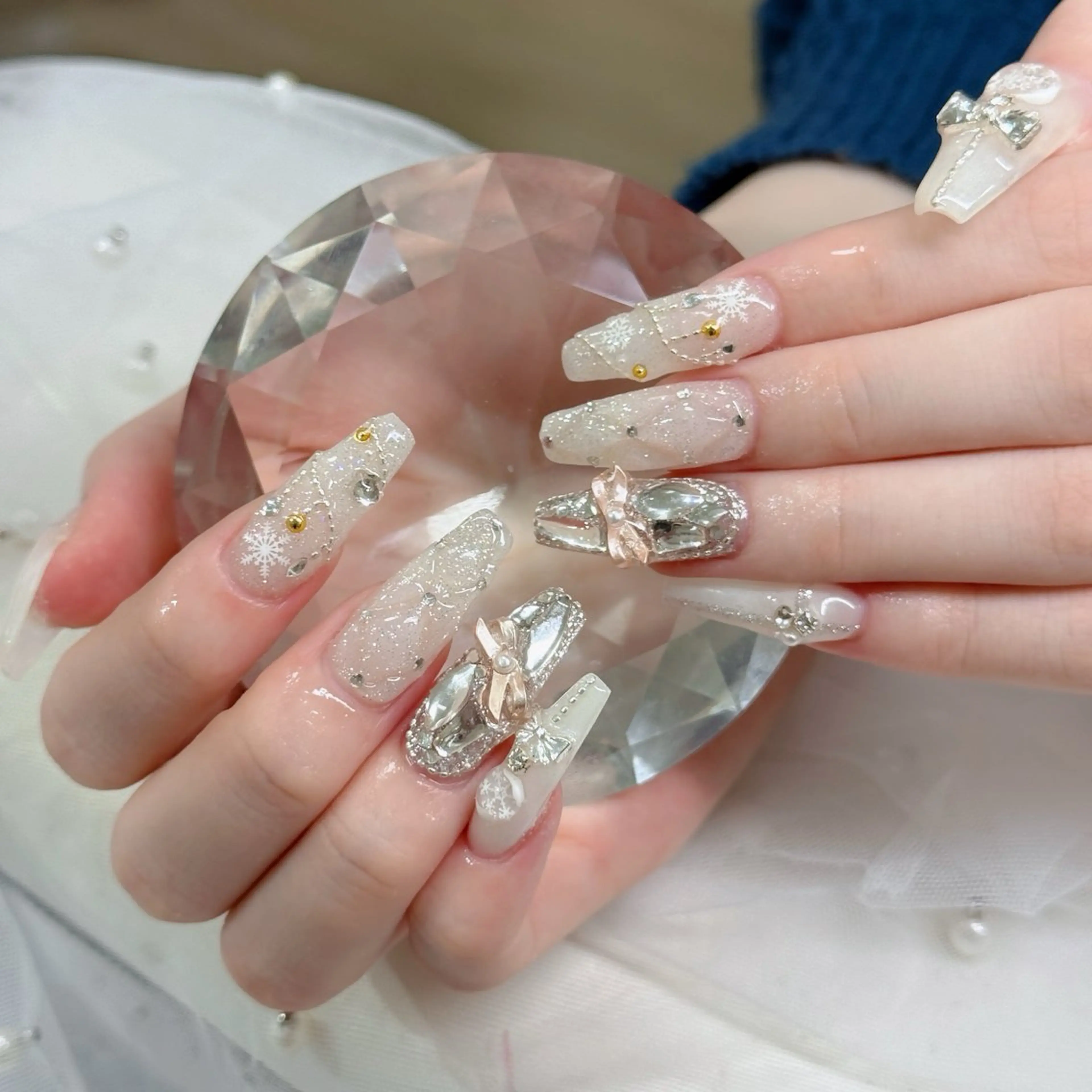 ネイル フットネイル フレンチネイル グラデーション 韓国ネイル ロングネイル ハンドネイル Hani Nail XUKAのネイルデザイン