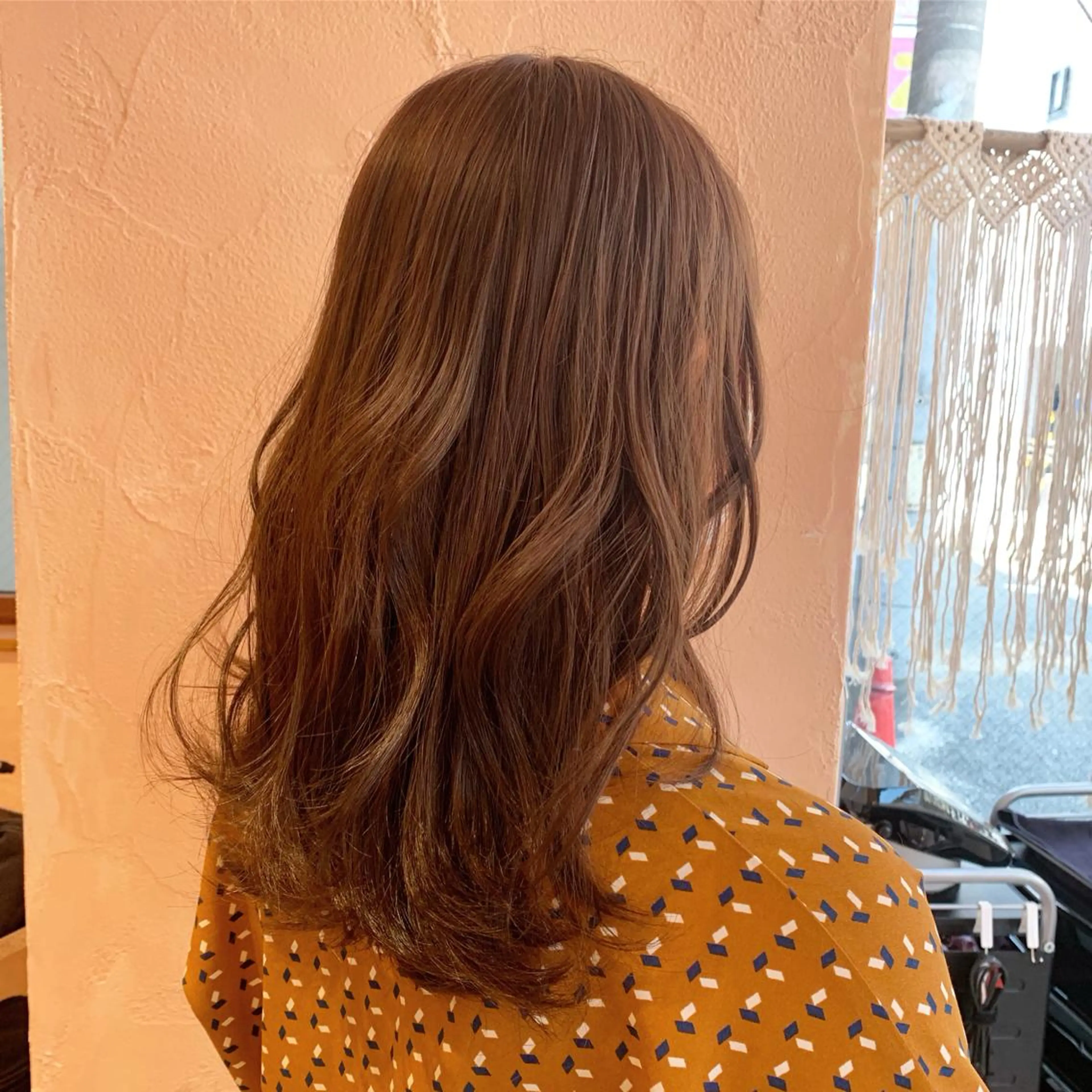 セミロング カラー 🌼愛されヘア🌼 篠原優菜のヘアスタイル