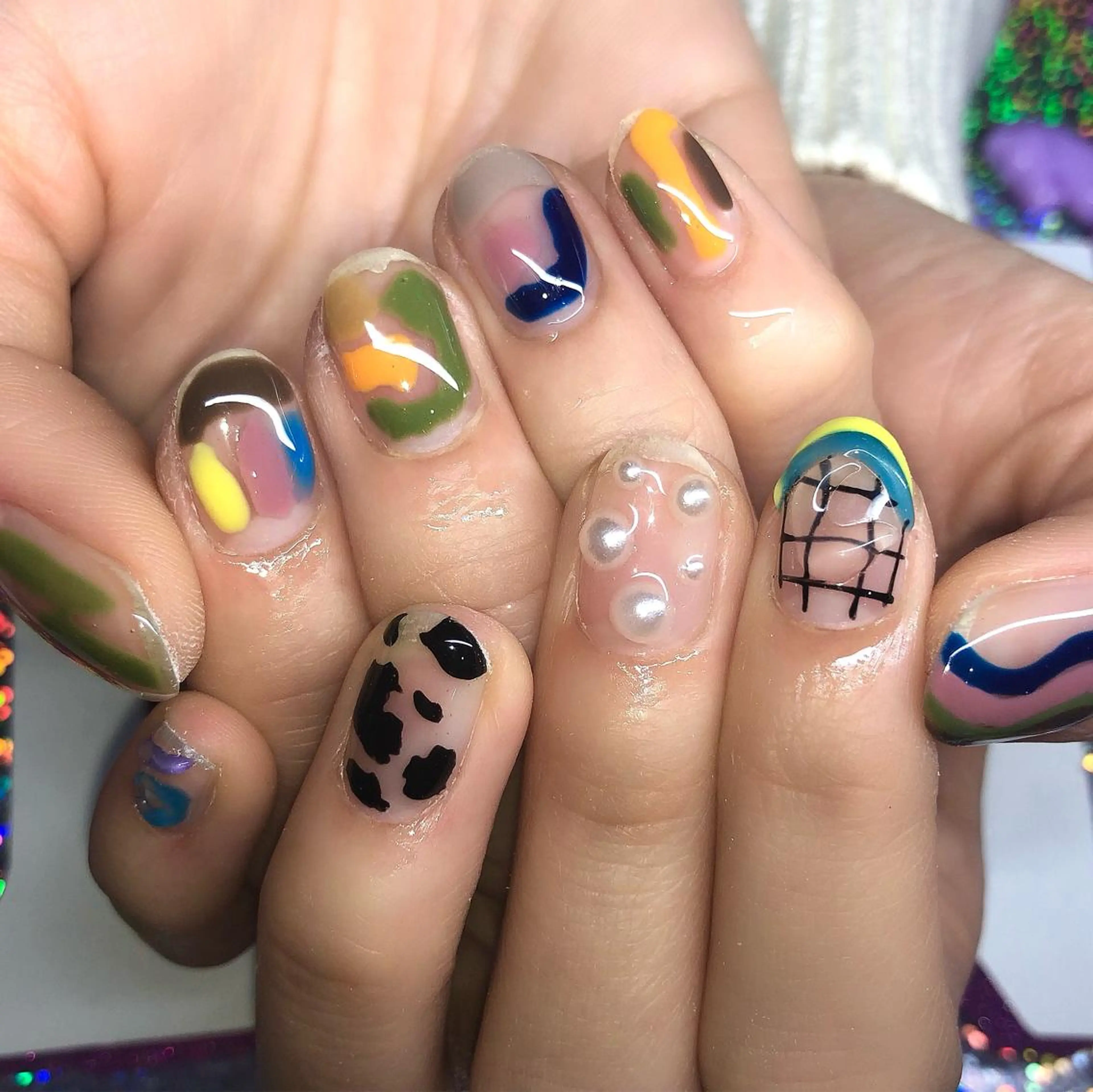 ネイル 持ち込み ニュアンスネイル ハンドネイル 【Yappy🌈】 💖P-tanaのネイルデザイン