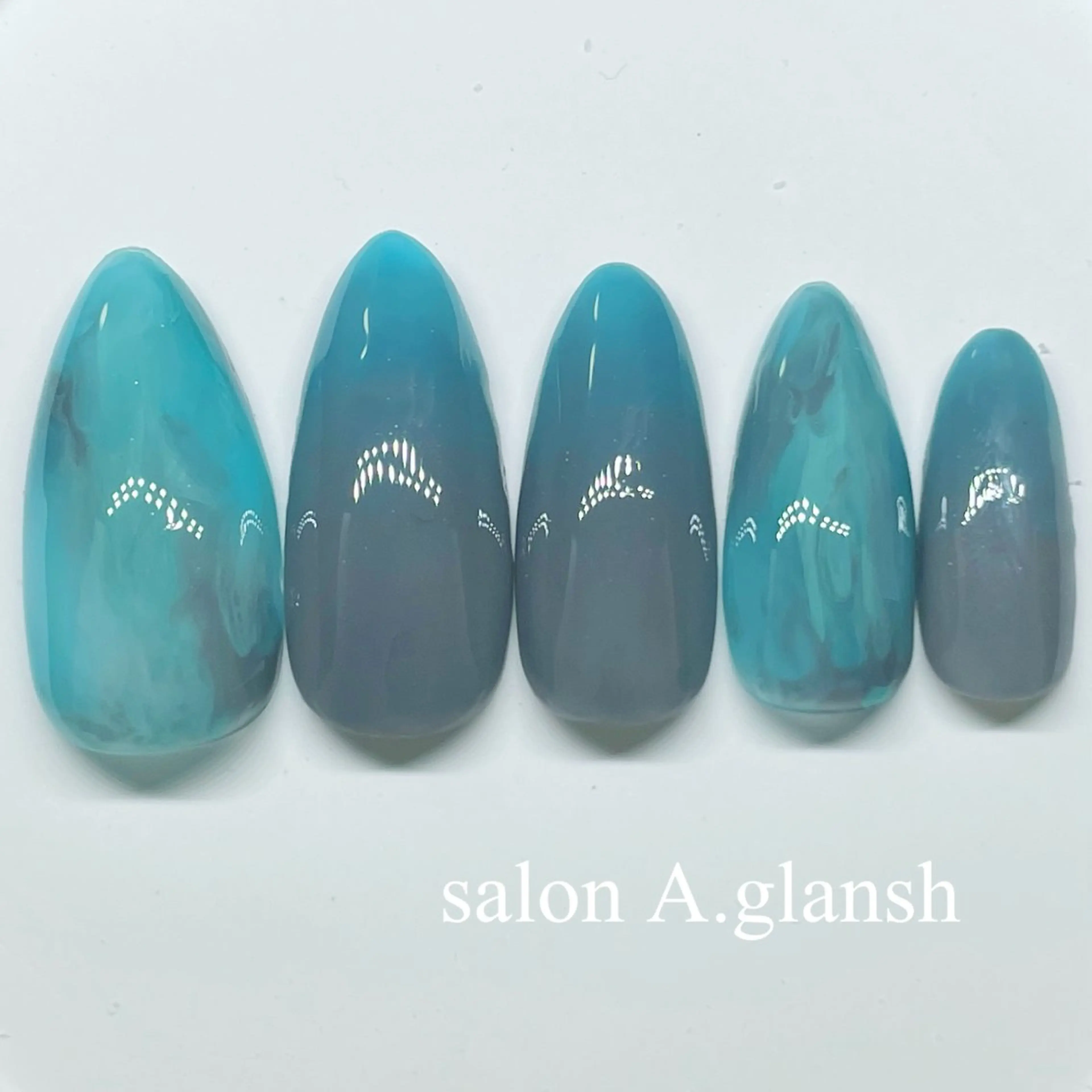 ネイル ハンドネイル salon A.glansh所属・肌質改善salon♪ 効果がわかる♪南森町のネイルデザイン
