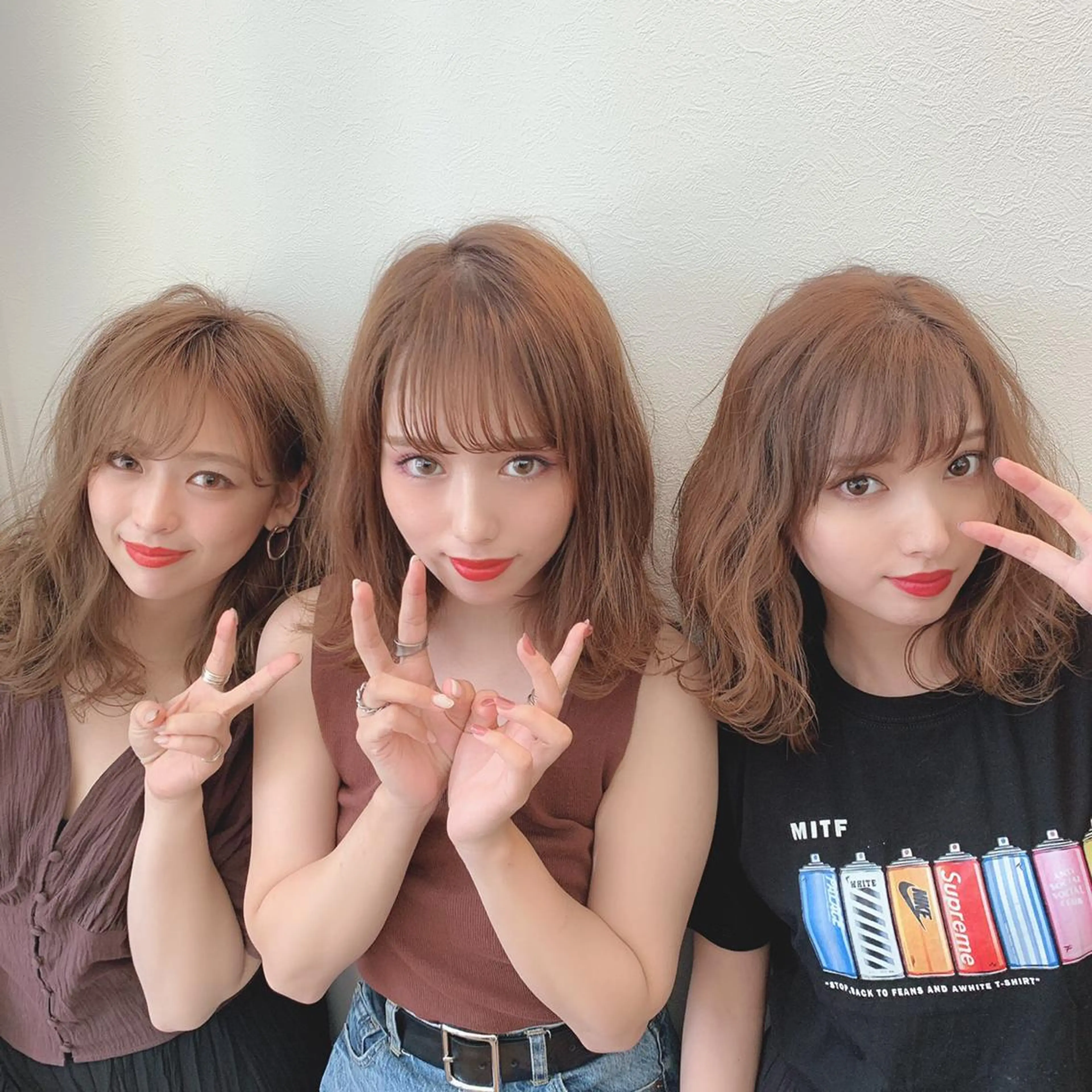 ミディアム カット ヘアカラー トリートメント 代表山口ひな 髪質改善のプロのヘアスタイル