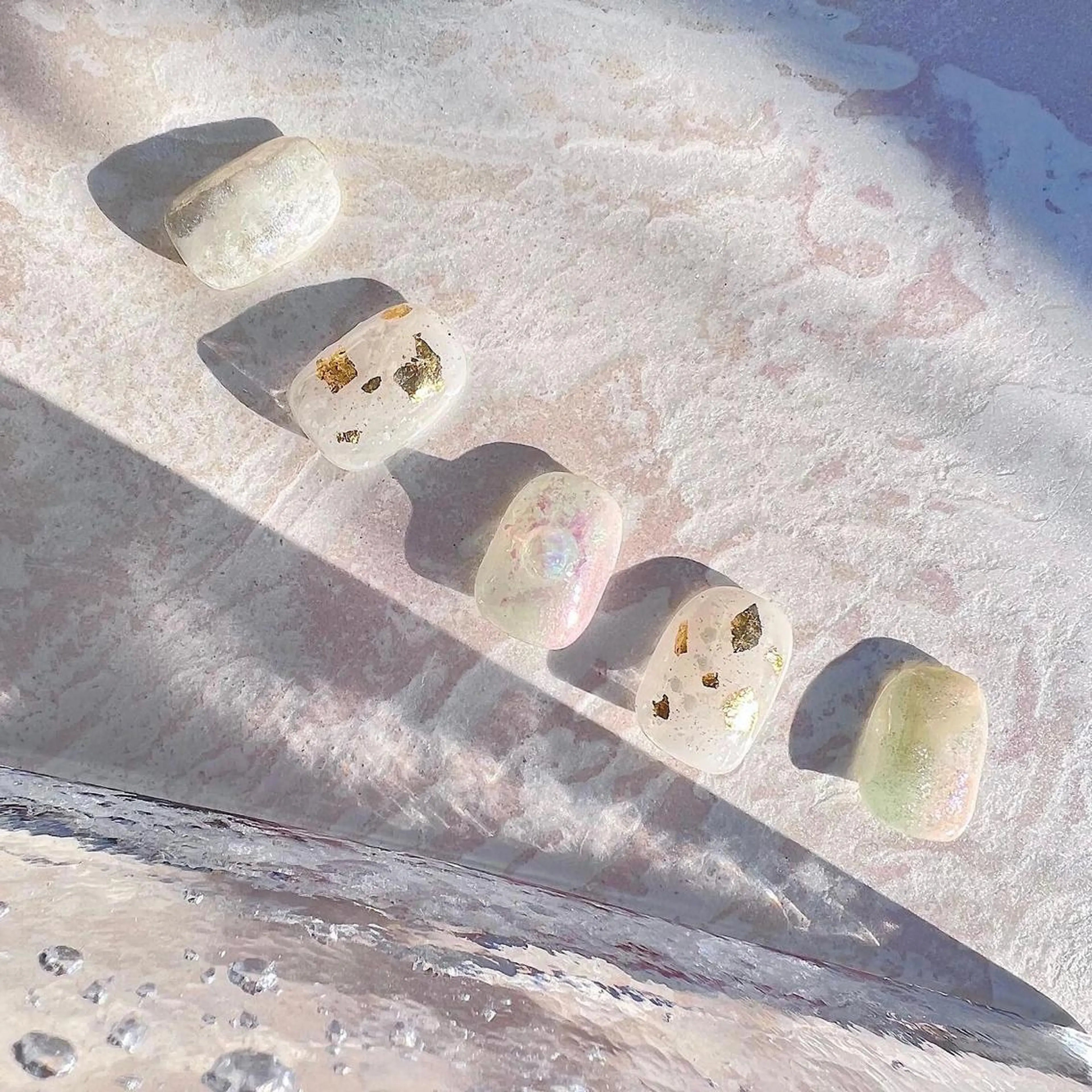 ネイル ニュアンスネイル ショートネイル gemickle nailのネイルデザイン