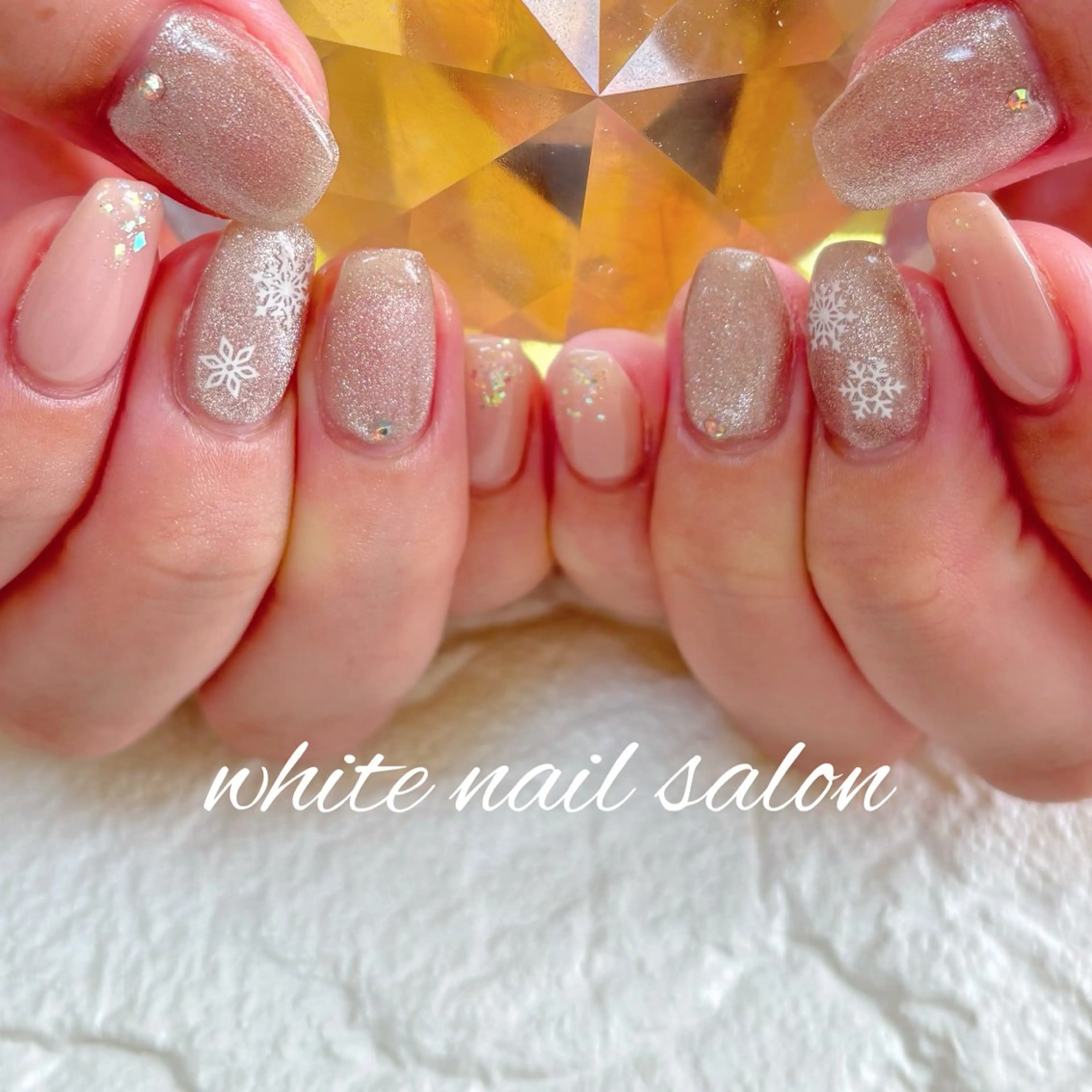 ネイル フットネイル ハンドネイル white nail salonのネイルデザイン