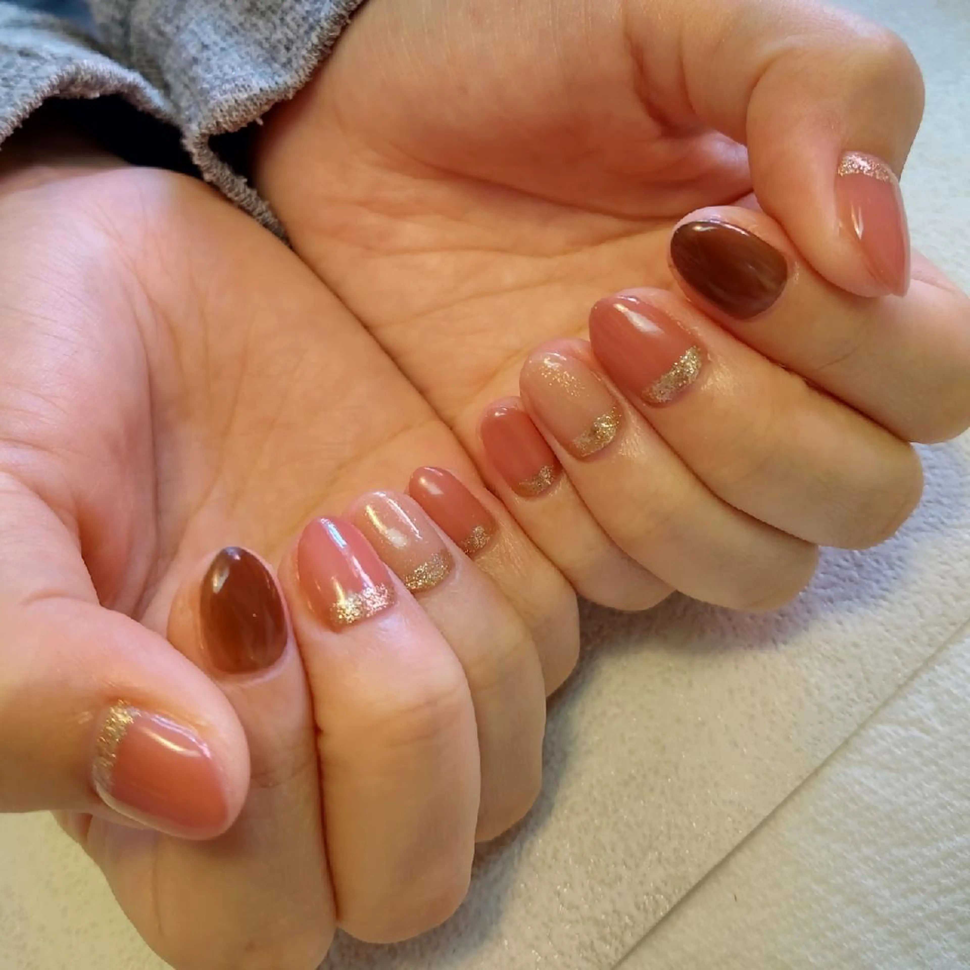 ネイル ピンク ジェヌインネイル 河内のネイルデザイン