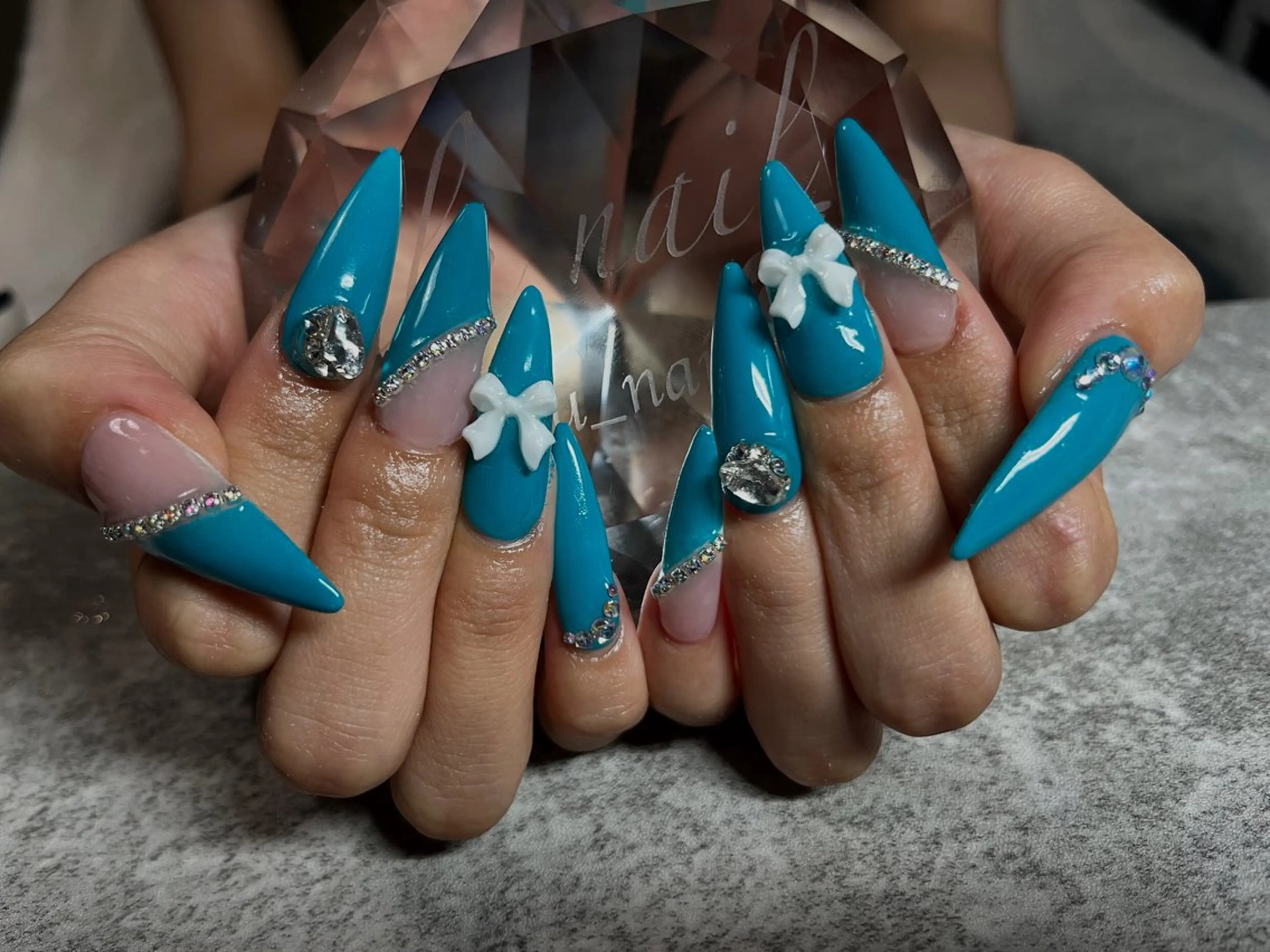 ネイル 持ち込み ネイルチップ 佐野 愛美のネイルデザイン