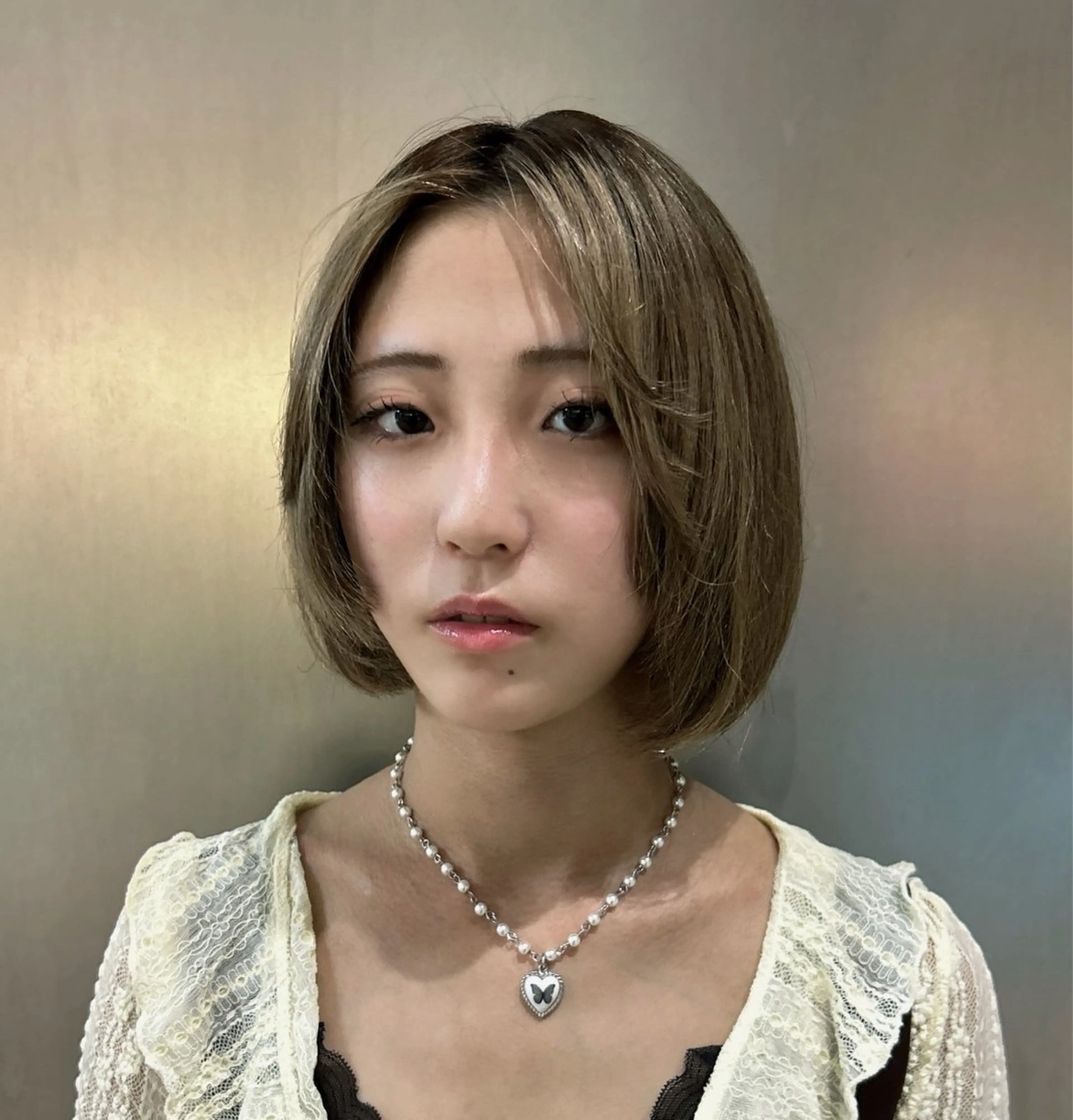 ショート カラー 縮毛矯正/寒色 カラー/suzunoのヘアスタイル