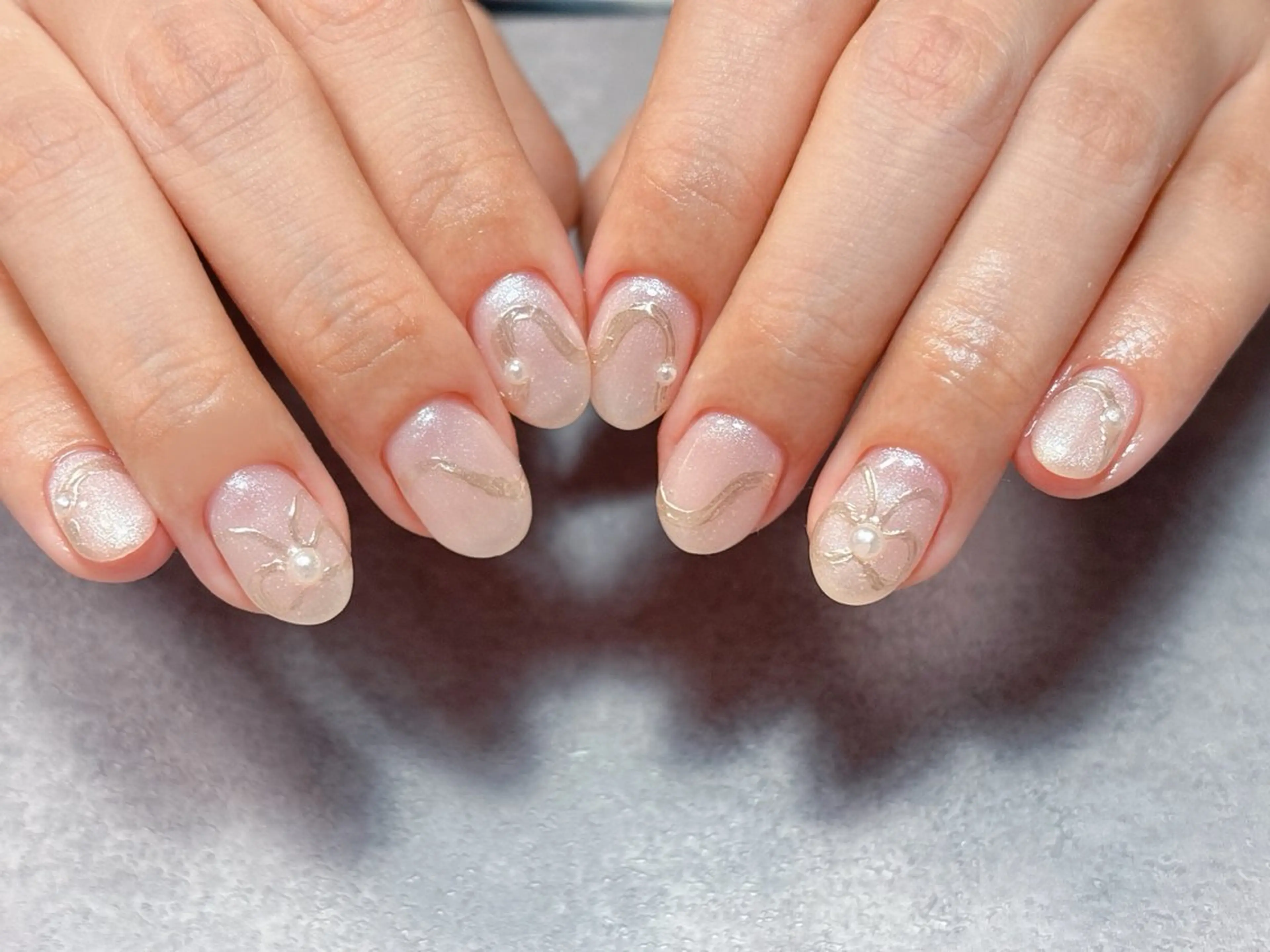 ネイル アートネイル ジェルネイル 韓国ネイル マグネットネイル パラジェル ハンドネイル ハンドケア ゆ か_Nails💫のネイルデザイン