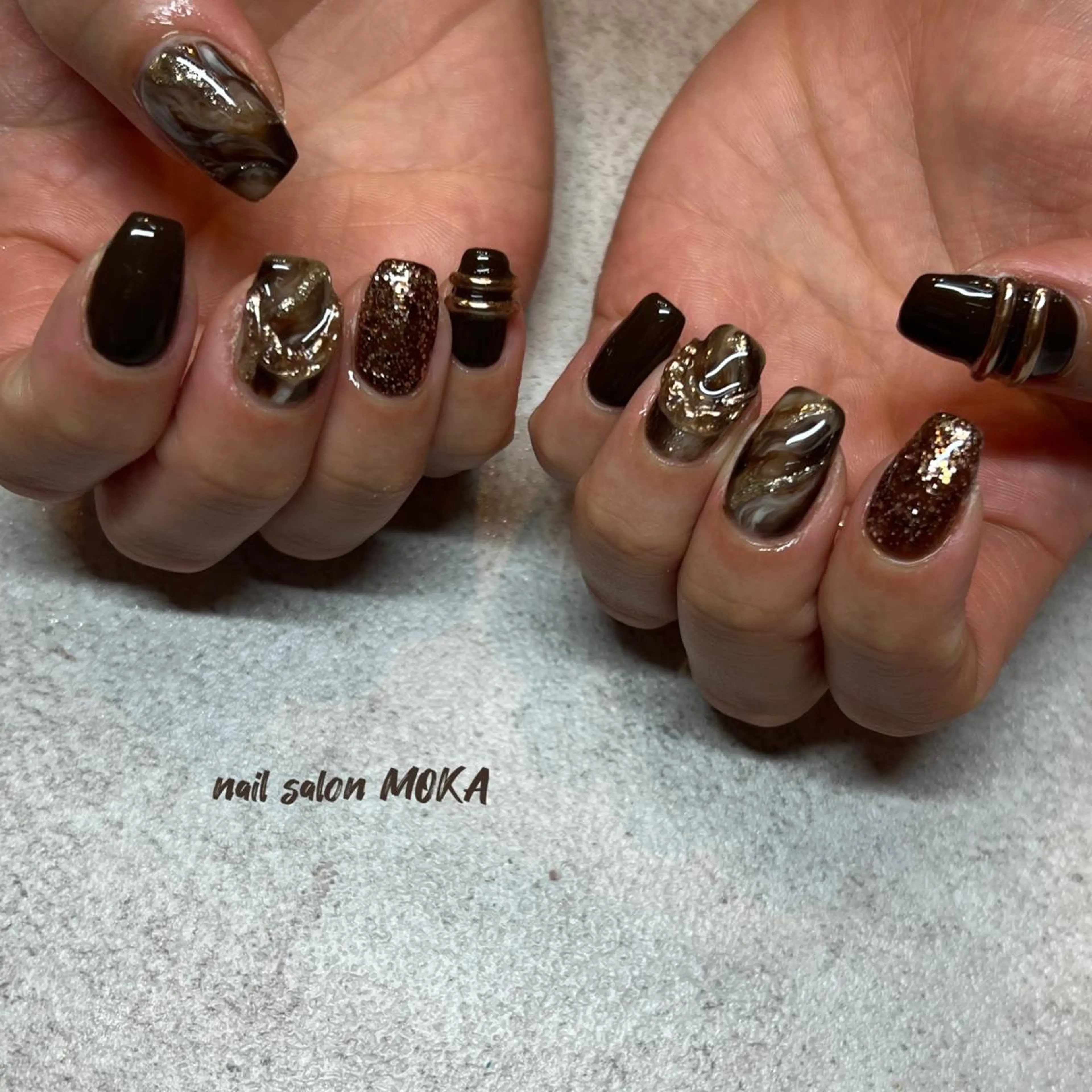 ネイル ニュアンスネイル nail. MOKAのネイルデザイン