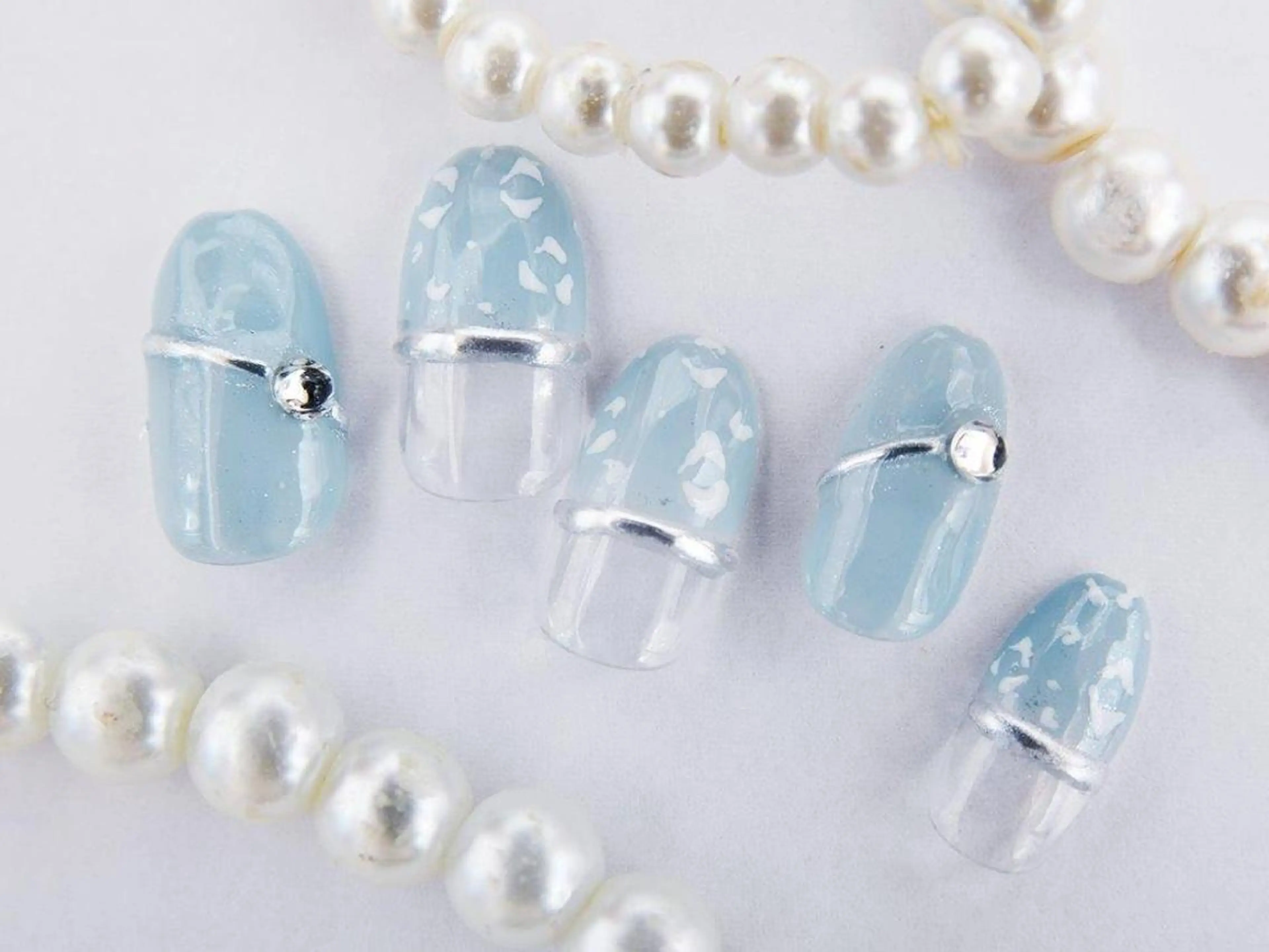 ネイル 桜ネイル フラッシュネイル フットネイル ジェルネイル キラキラネイル Tiary Nail Yのネイルデザイン