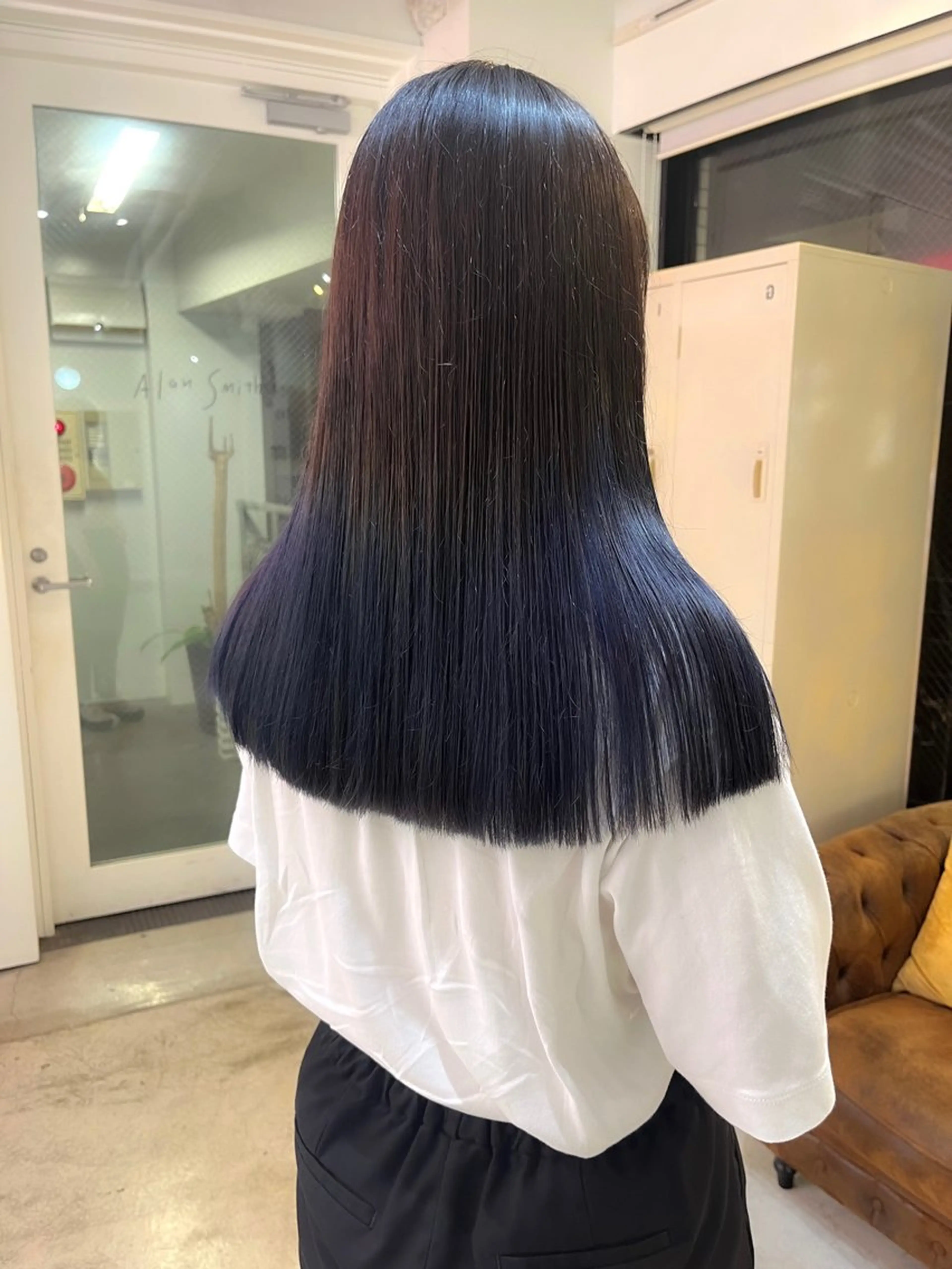 ロング カラー カット ヘアカラー トリートメント ハイトーンを育てる ブリーチカラー/牧原のヘアスタイル