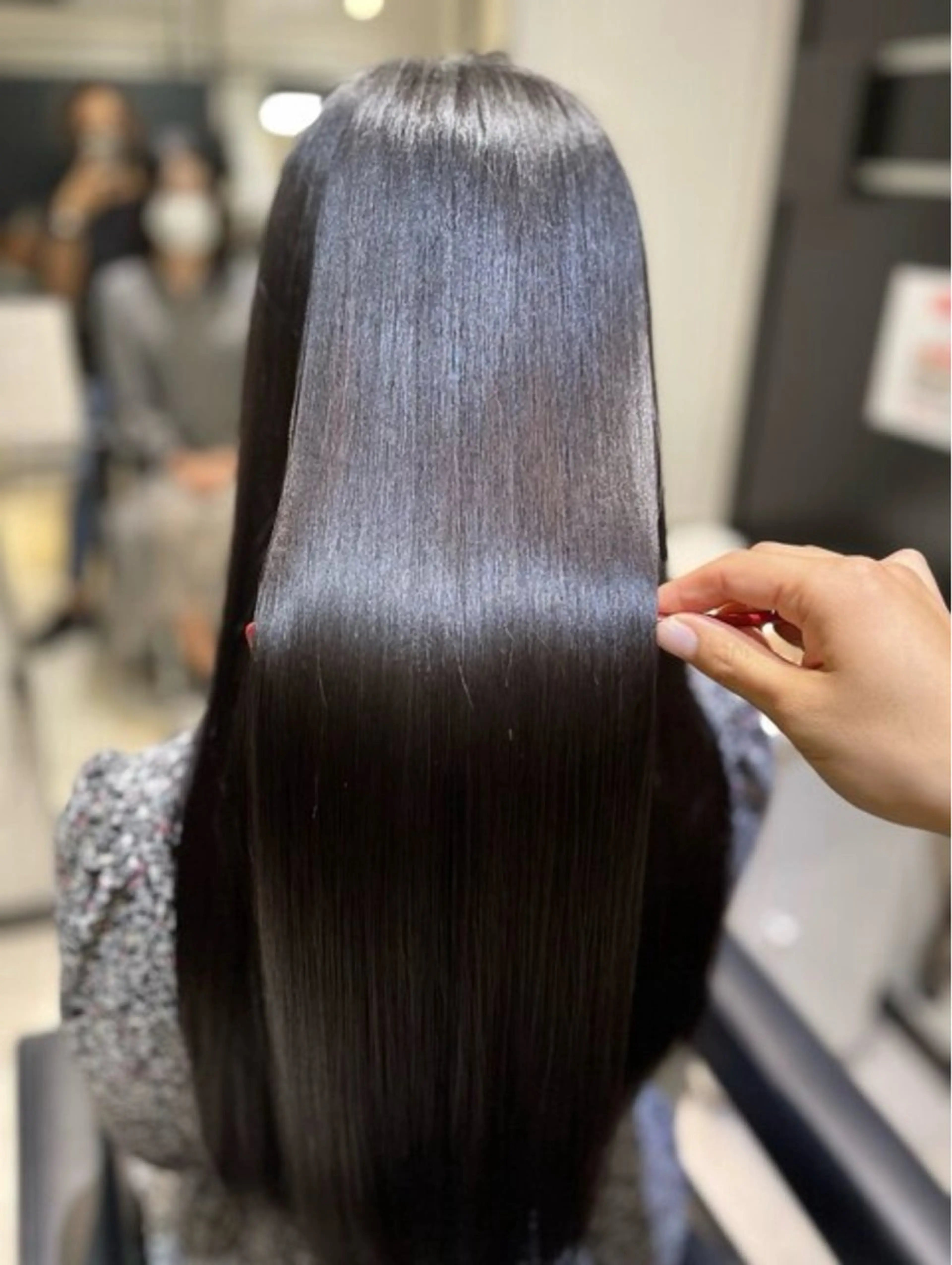 ロング 縮毛矯正 トリートメント Emuest MIYUのヘアスタイル