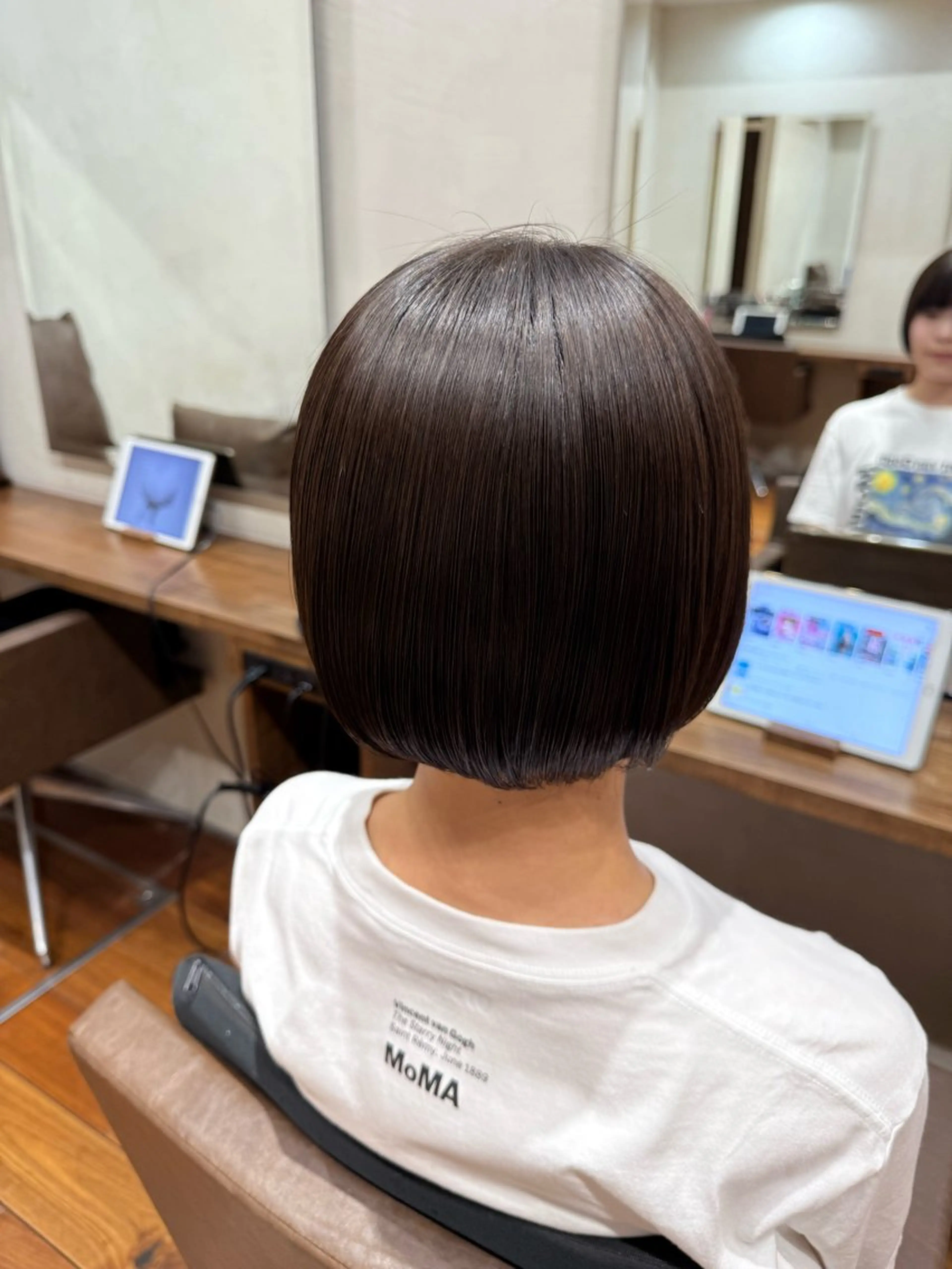 ショート 白髪率別白髪ぼかし /なおき/表参道のヘアスタイル
