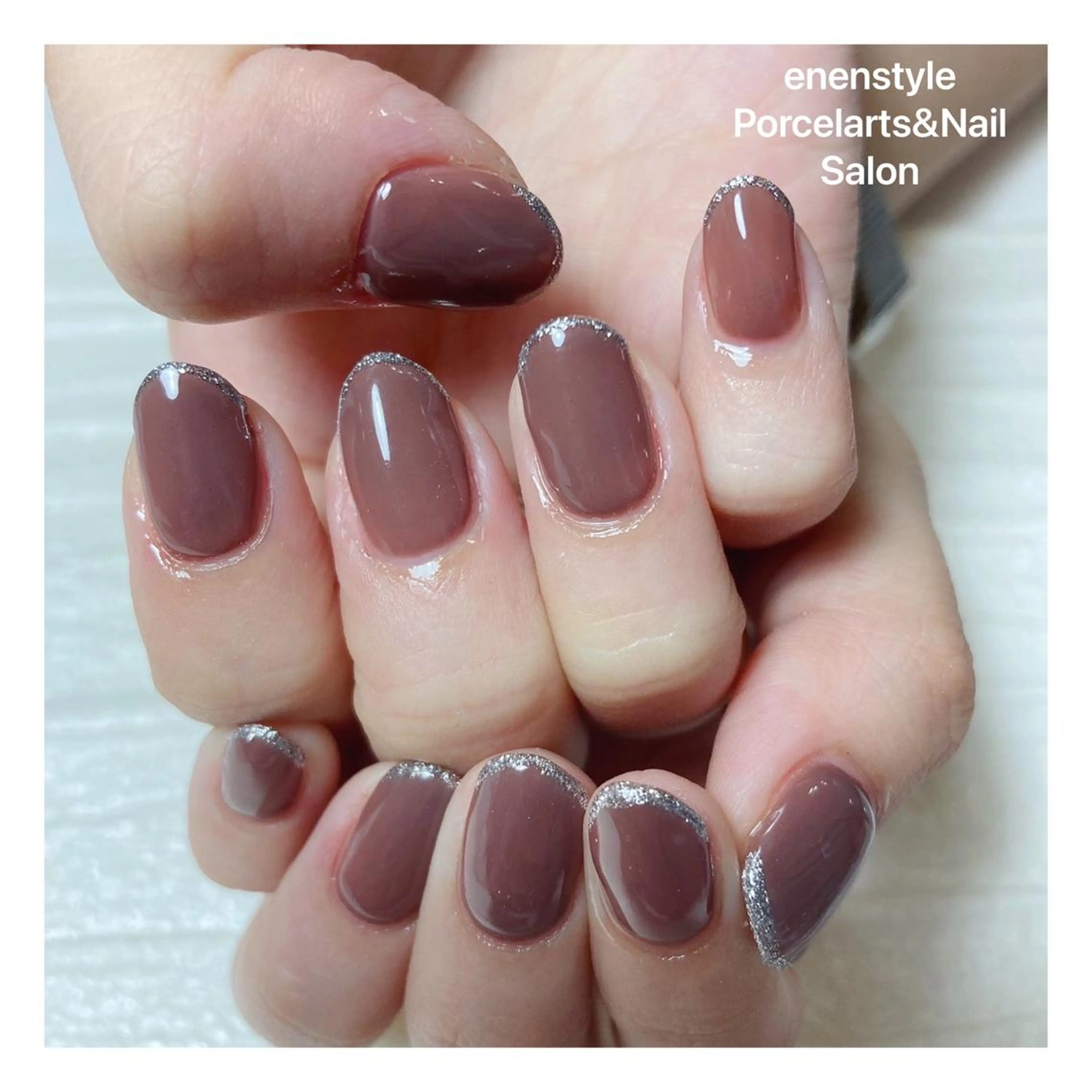 ミディアム ネイル ハンドネイル 👑enen style👑のネイルデザイン