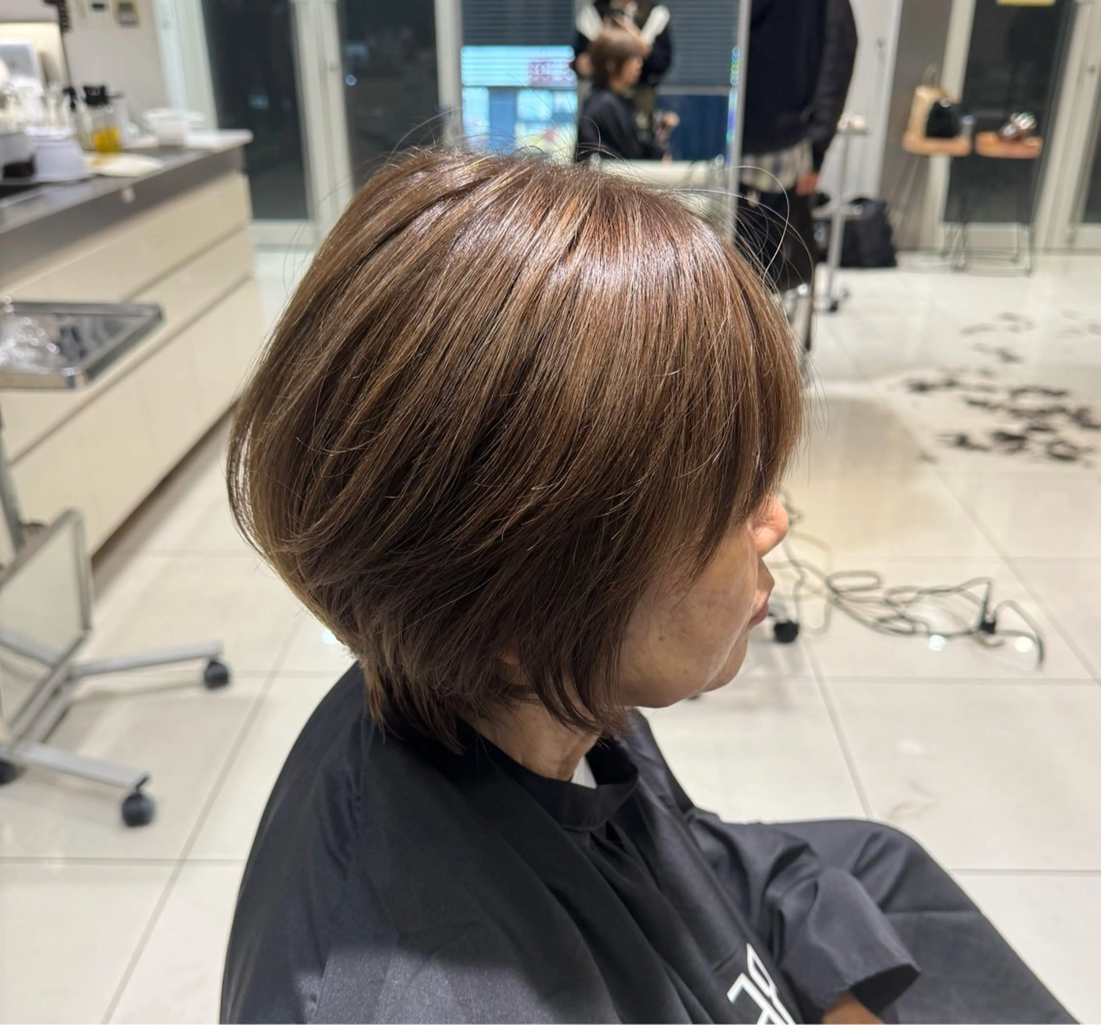 ショート ショートヘア ヘアカラー トリートメント カイリ 【POOL】のヘアスタイル