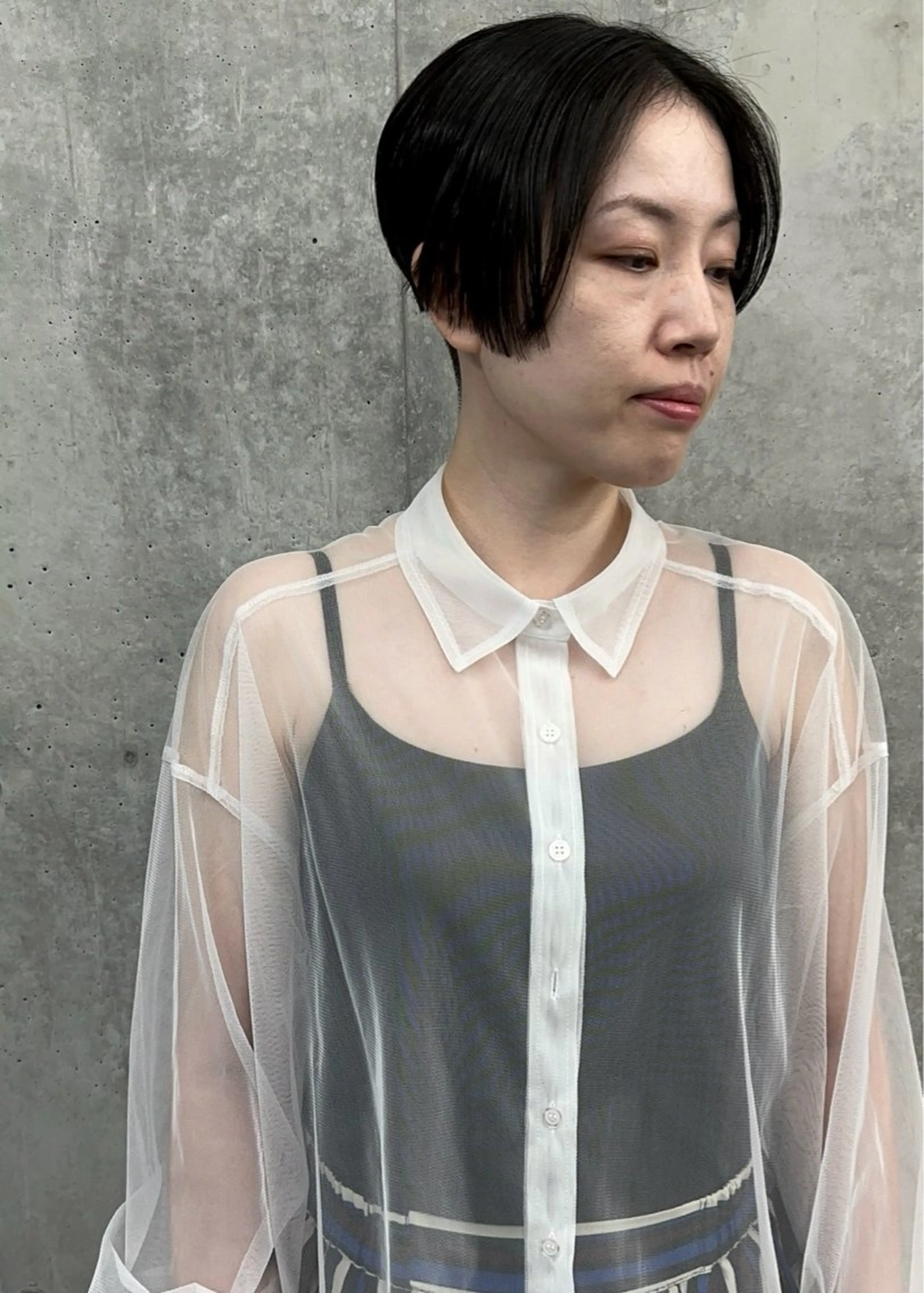 ショート カット ボブ/ゆるふわ ボブパーマ/とういのヘアスタイル