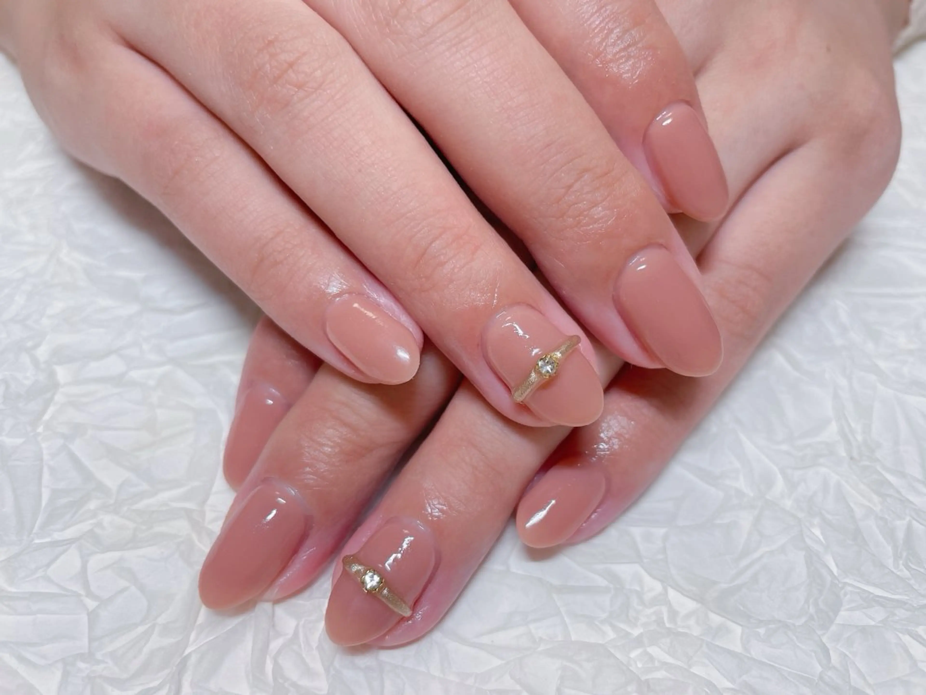 ネイル シンプルネイル ハンドネイル ハンドケア ゆ か_Nails💫のネイルデザイン