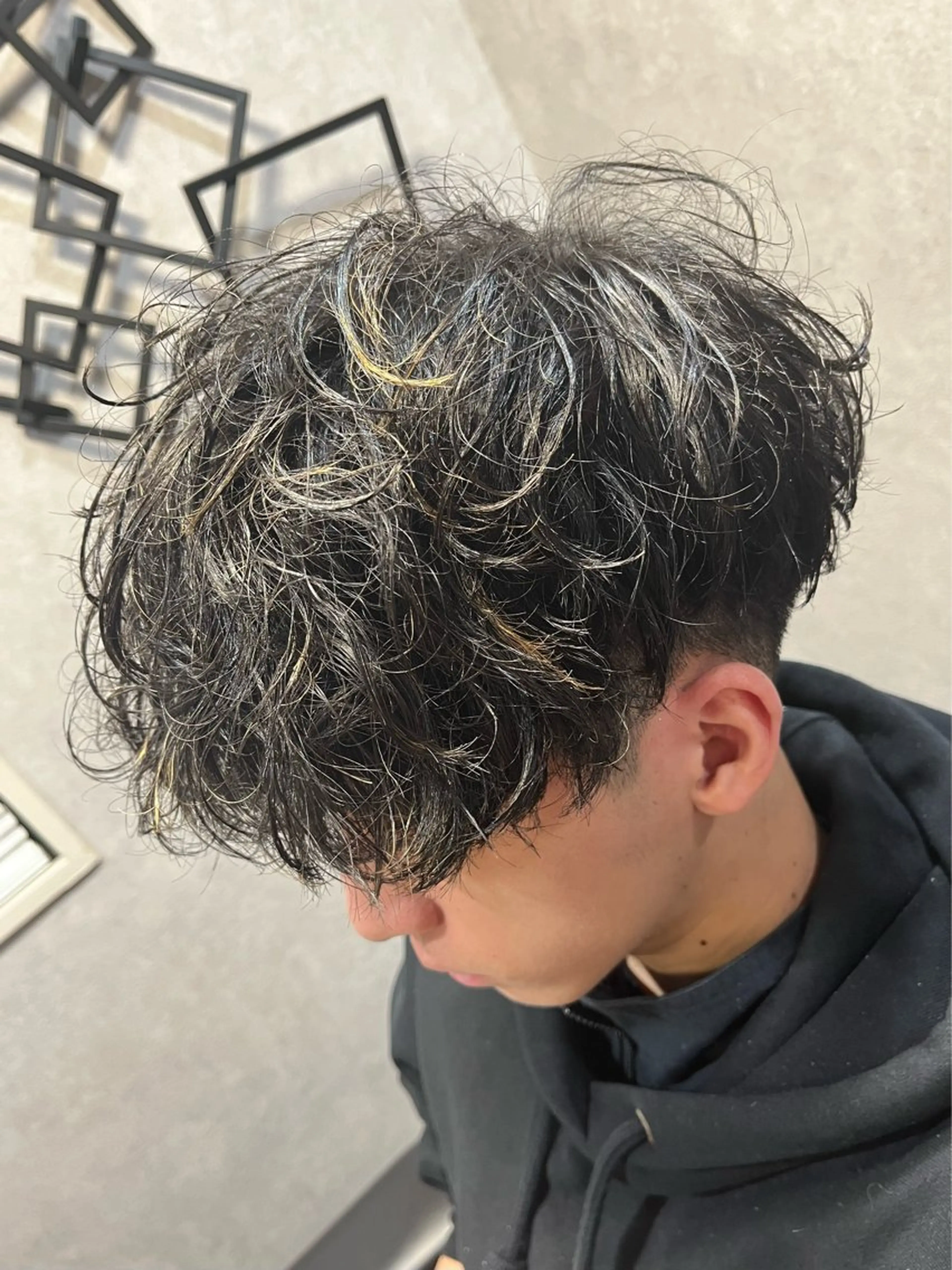 【⚠️4月13日おすすめ限定1名様🌈】カット＋お好きなパーマ＋トリートメント【#池袋#メンズカット#パーマ】の写真