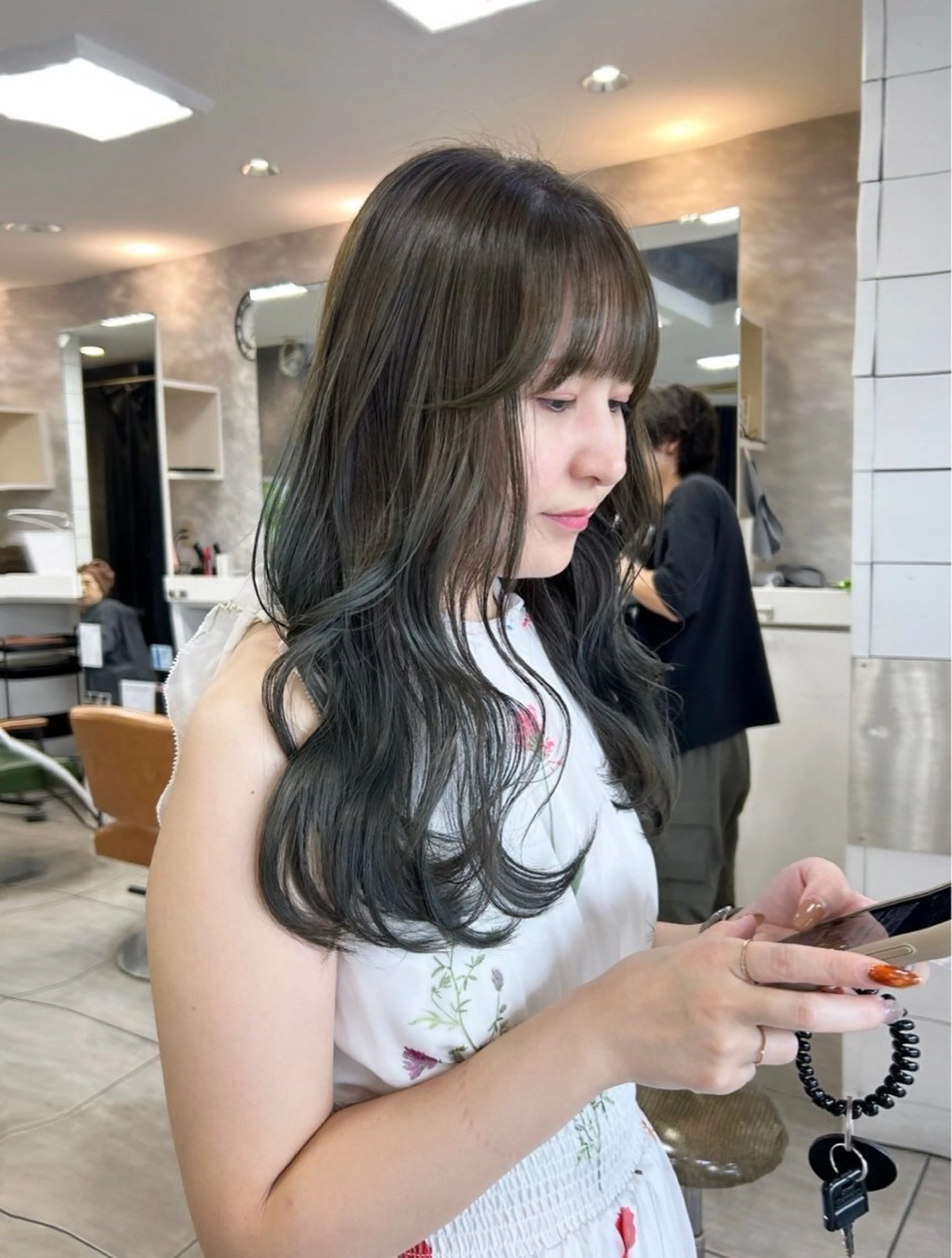 ロング ロング カット ヘアカラー 🫧艶髪カラー🫧 森本くるみのヘアスタイル