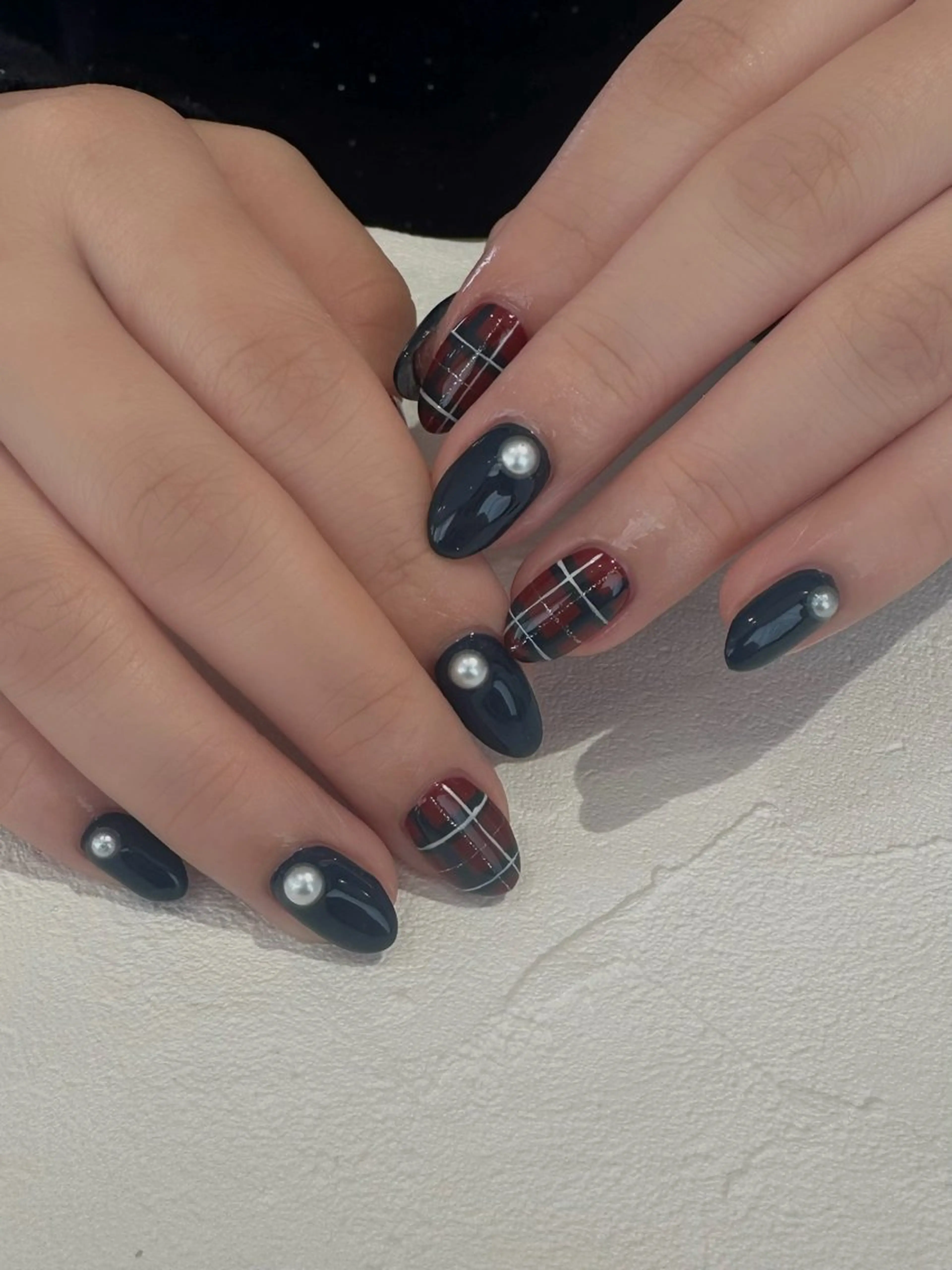 ネイル 持ち込み 豊島 波奈のネイルデザイン