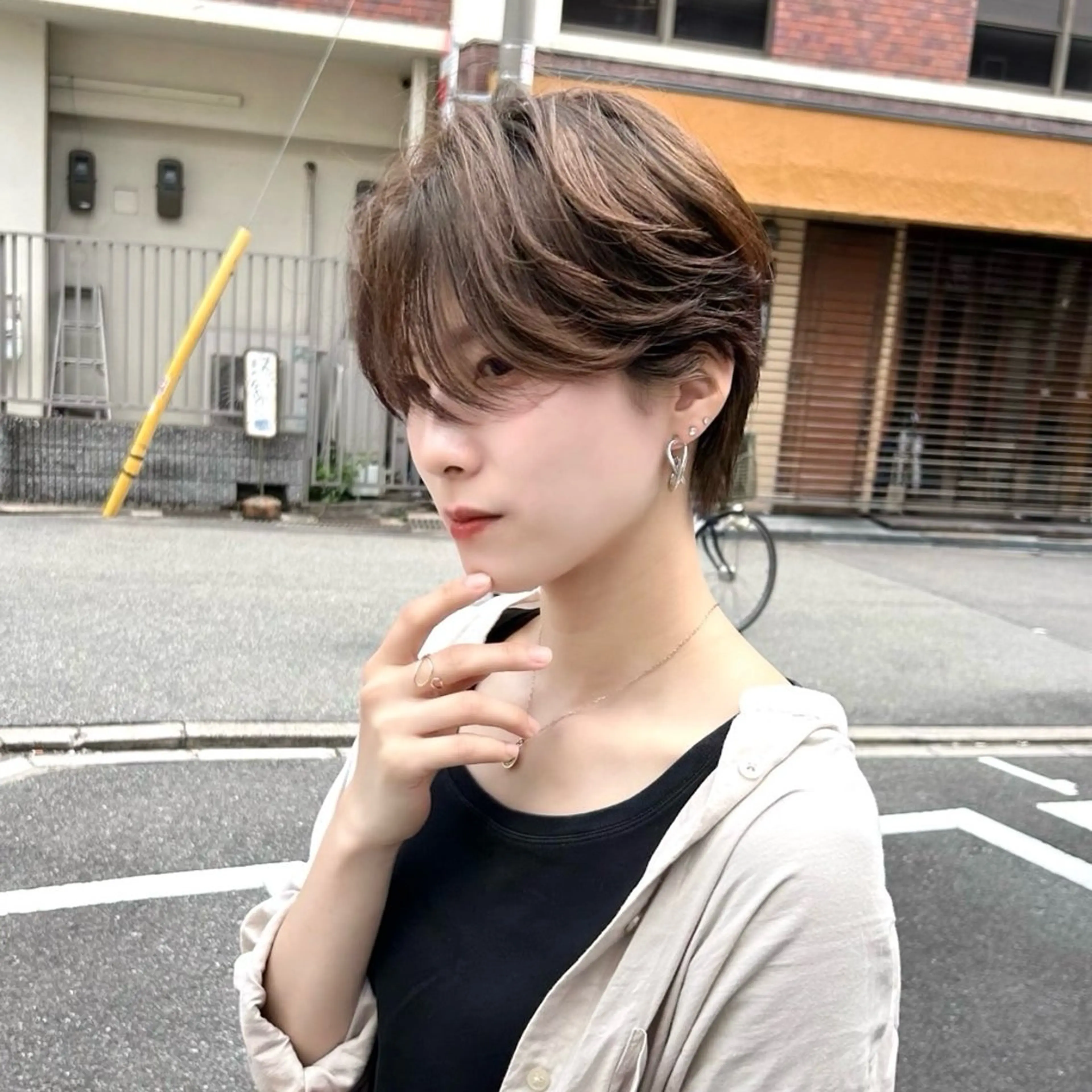 ショート 髪質改善特化/透明感 カラー/AKANE♡のヘアスタイル