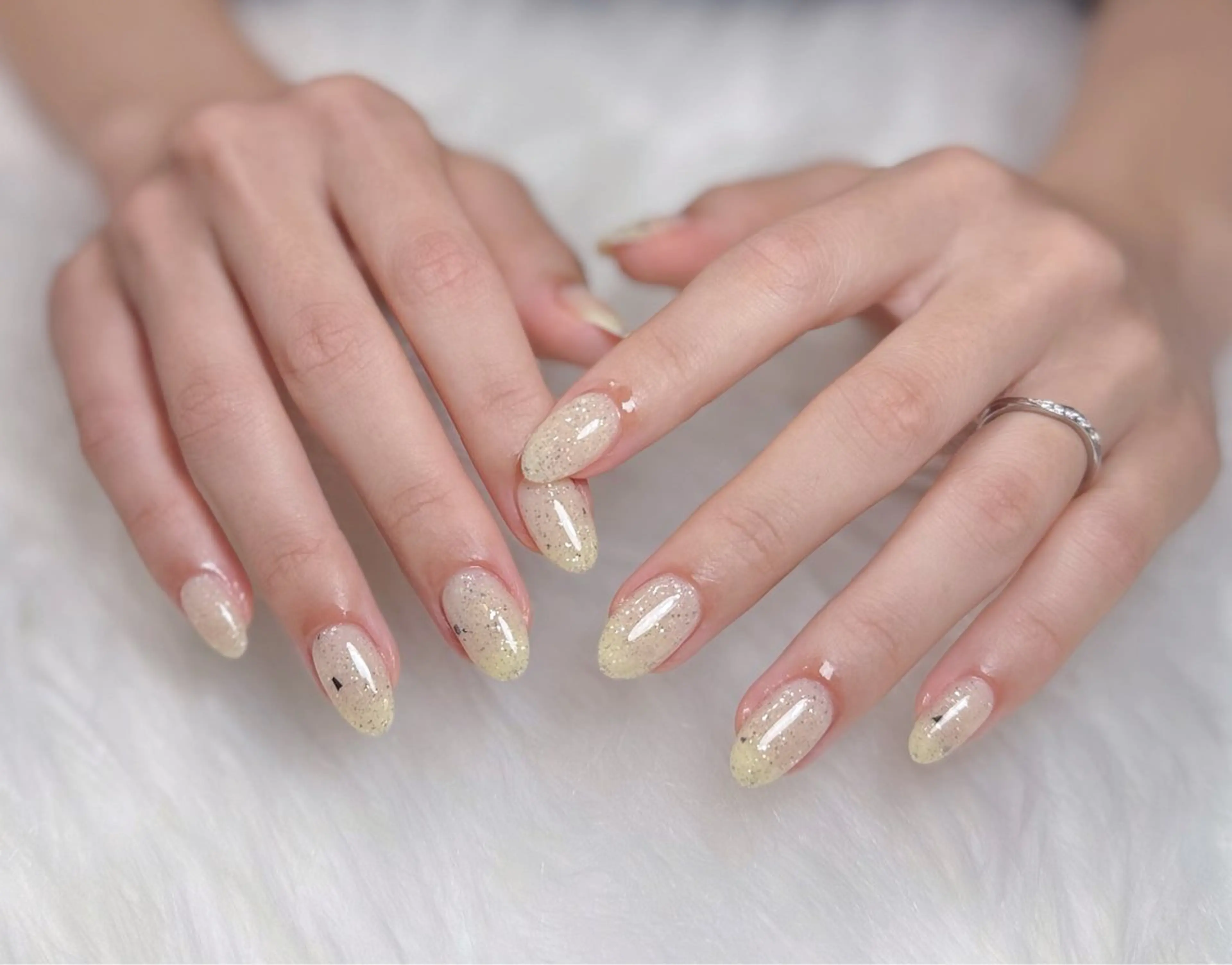 ネイル オーロラネイル チークネイル フットネイル フレンチネイル ジェルネイル Nichi Nailsのネイルデザイン