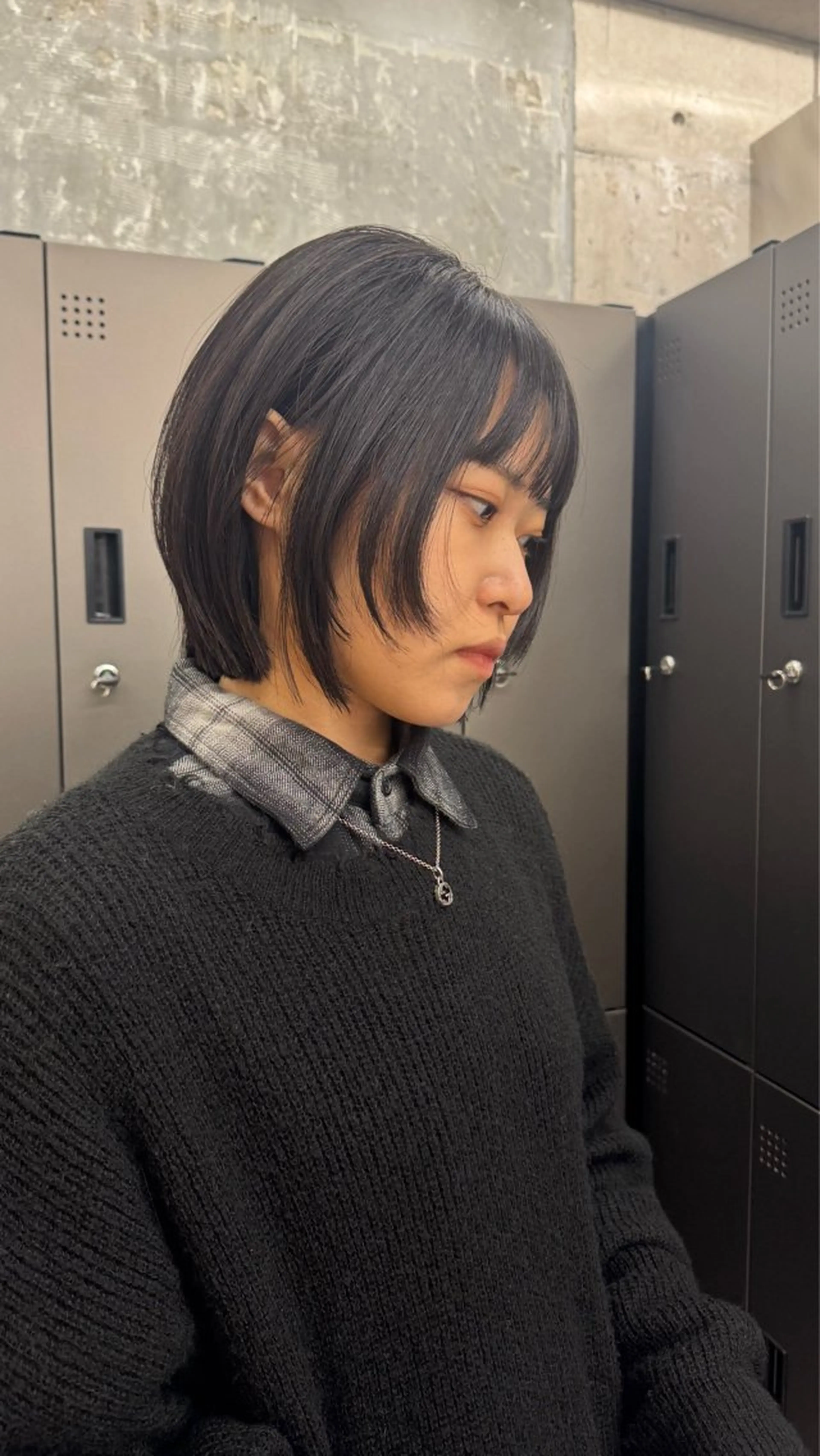 ショート ボブ 顔周りカット レイヤーカット カット MIES ミナリのヘアスタイル