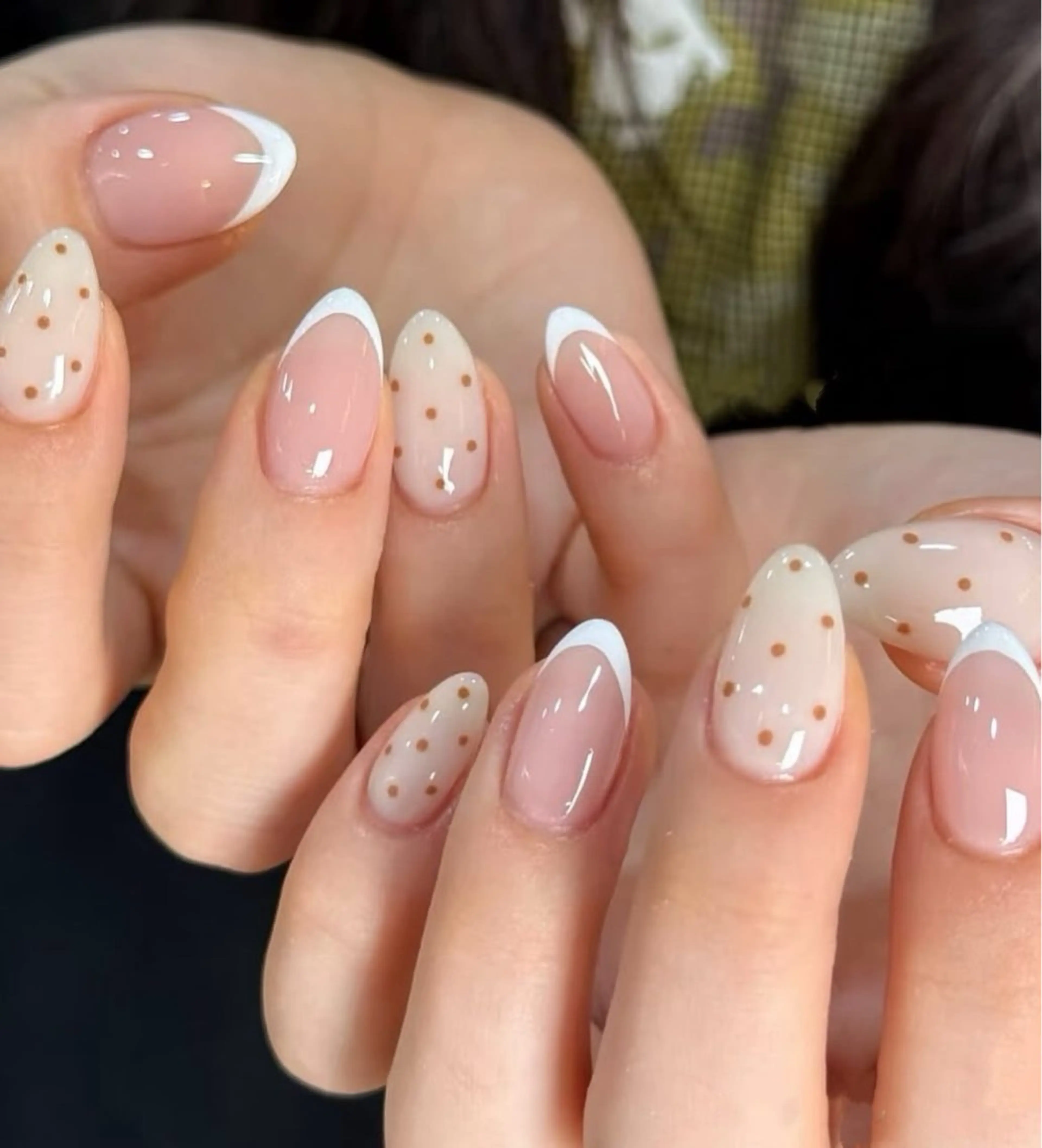 ネイル アートネイル オーロラネイル ブルー チークネイル フットネイル ハンドネイル NAILS168 新大久保店のネイルデザイン