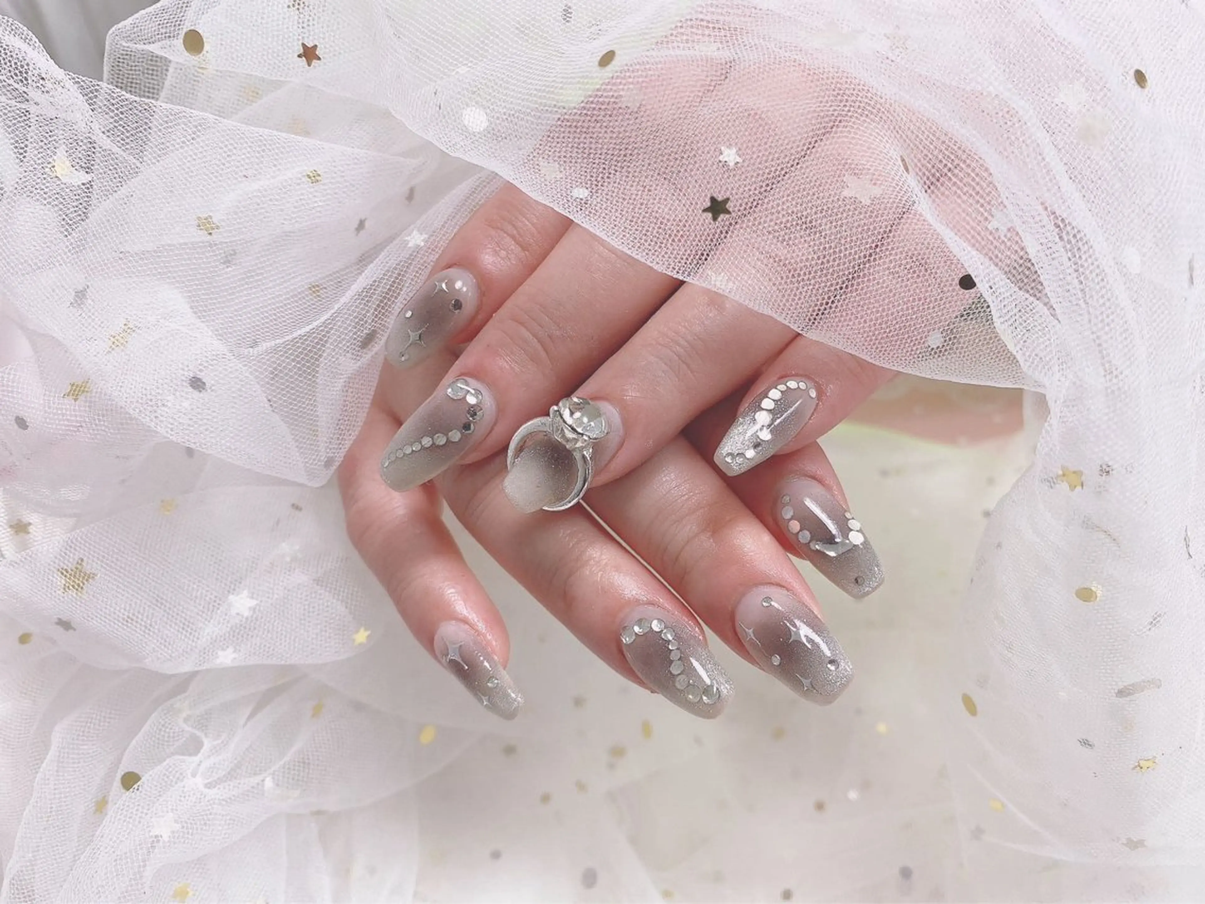 ネイル チークネイル ハンドネイル ジョリ kasumi🌹💅のネイルデザイン