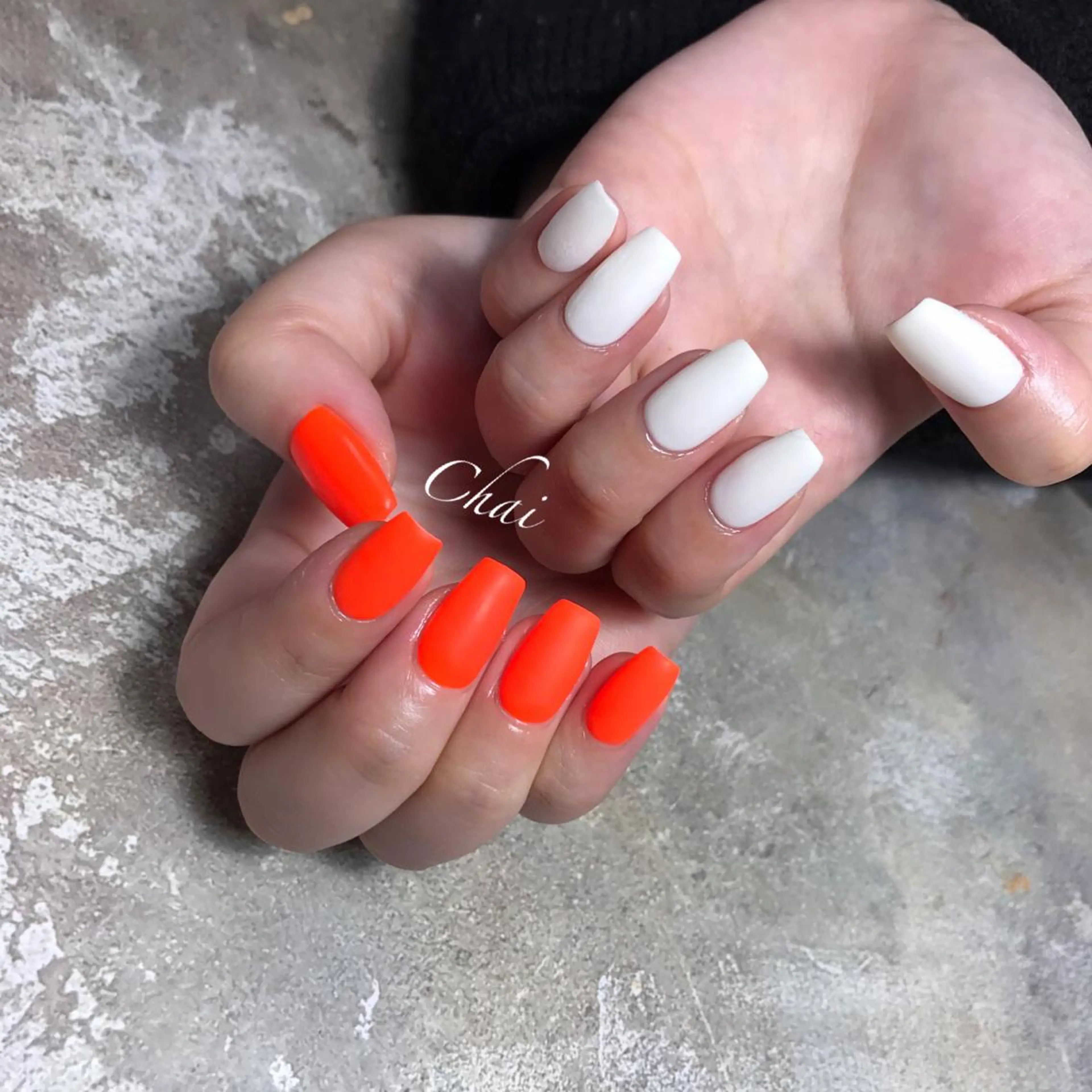 ネイル マットネイル ハンドネイル 💅chainail _aiのネイルデザイン