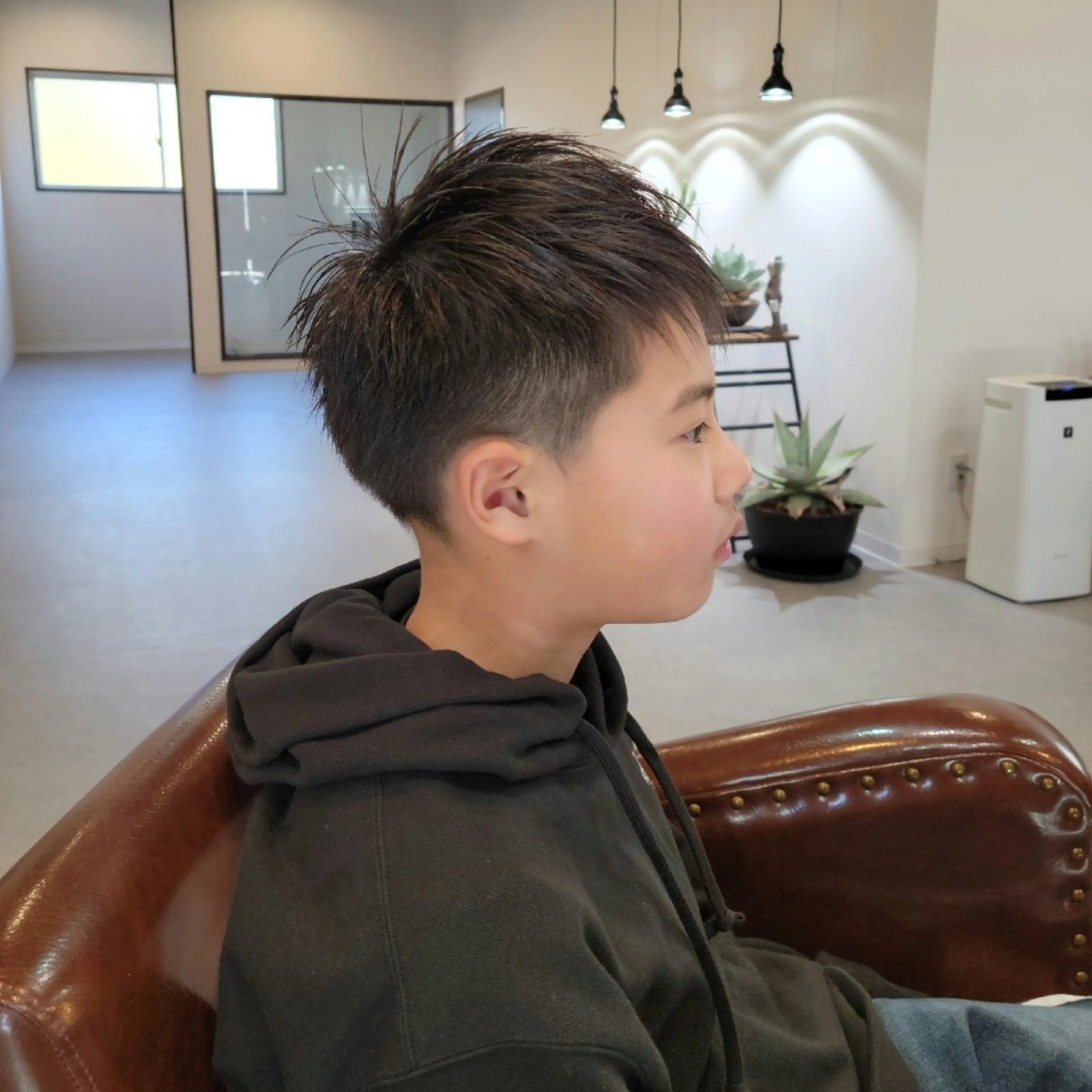 キッズ メンズ ショート 中川 秀明のヘアスタイル