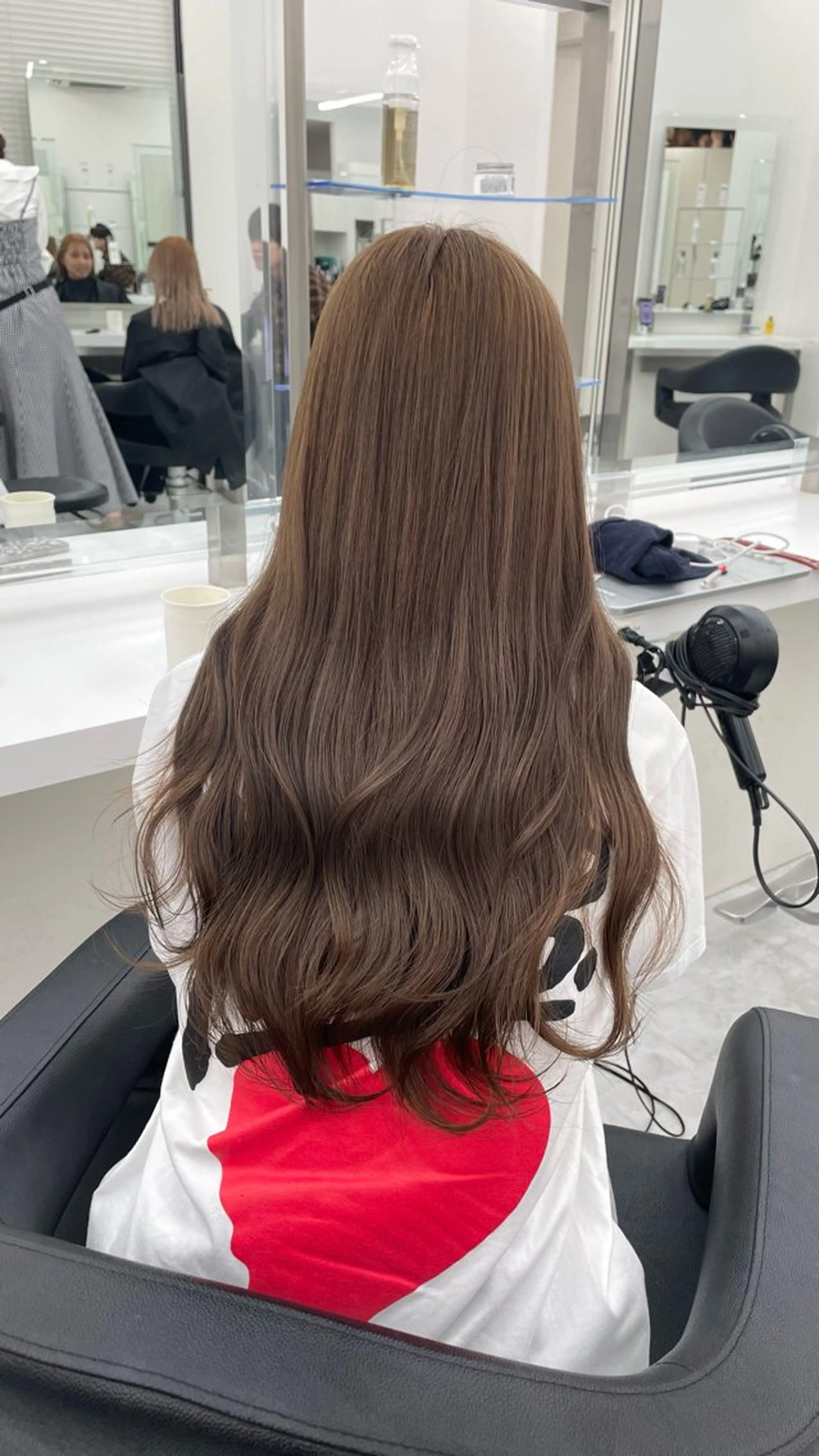 ロング カラー ヘアカラー ヘッドスパ ヘアセット 🫧韓国風透明感 ヘア🫧towaのヘアスタイル