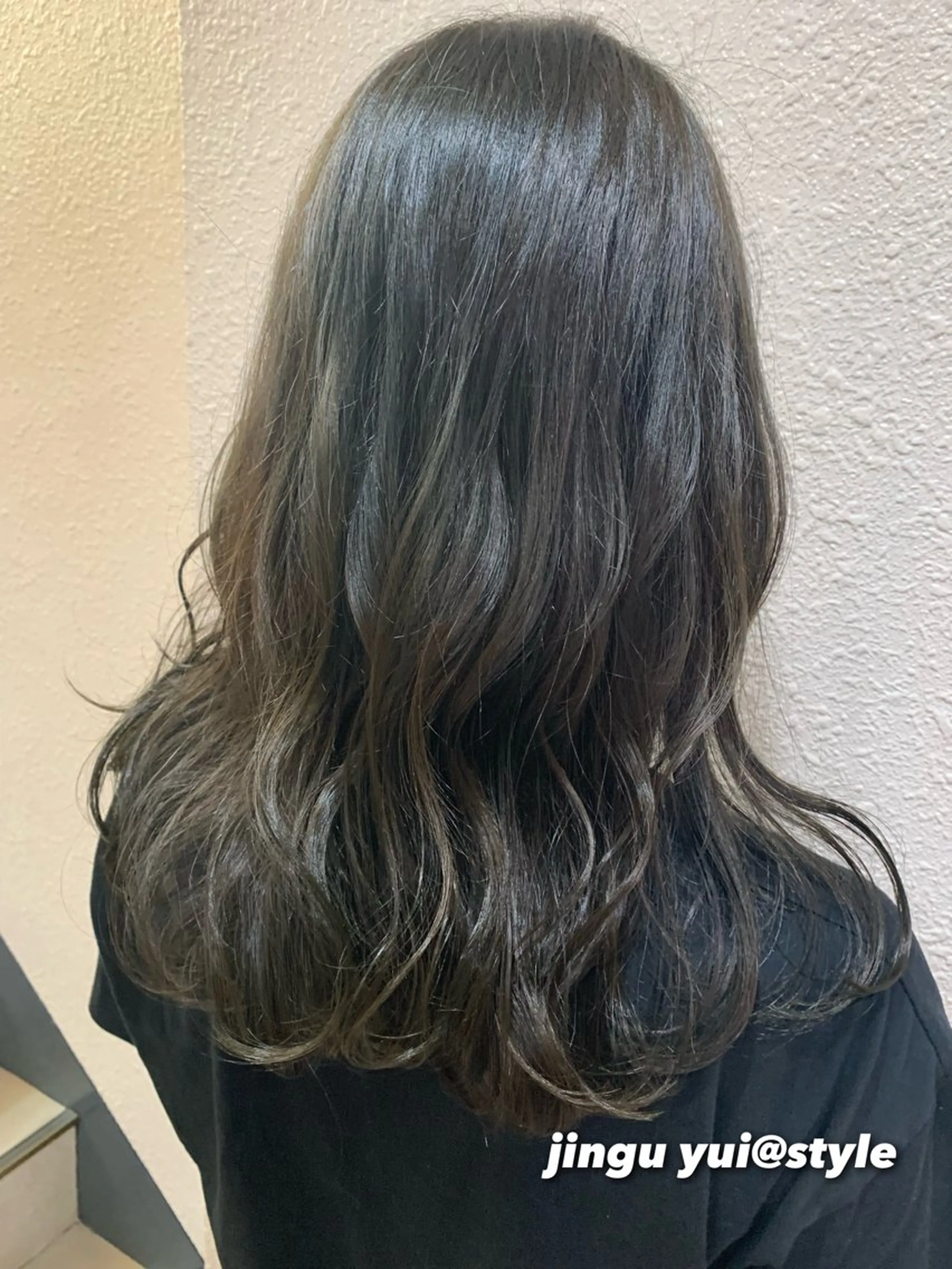 セミロング カラー パーマ ヘアアレンジ メンズ ワット 原宿のヘアスタイル
