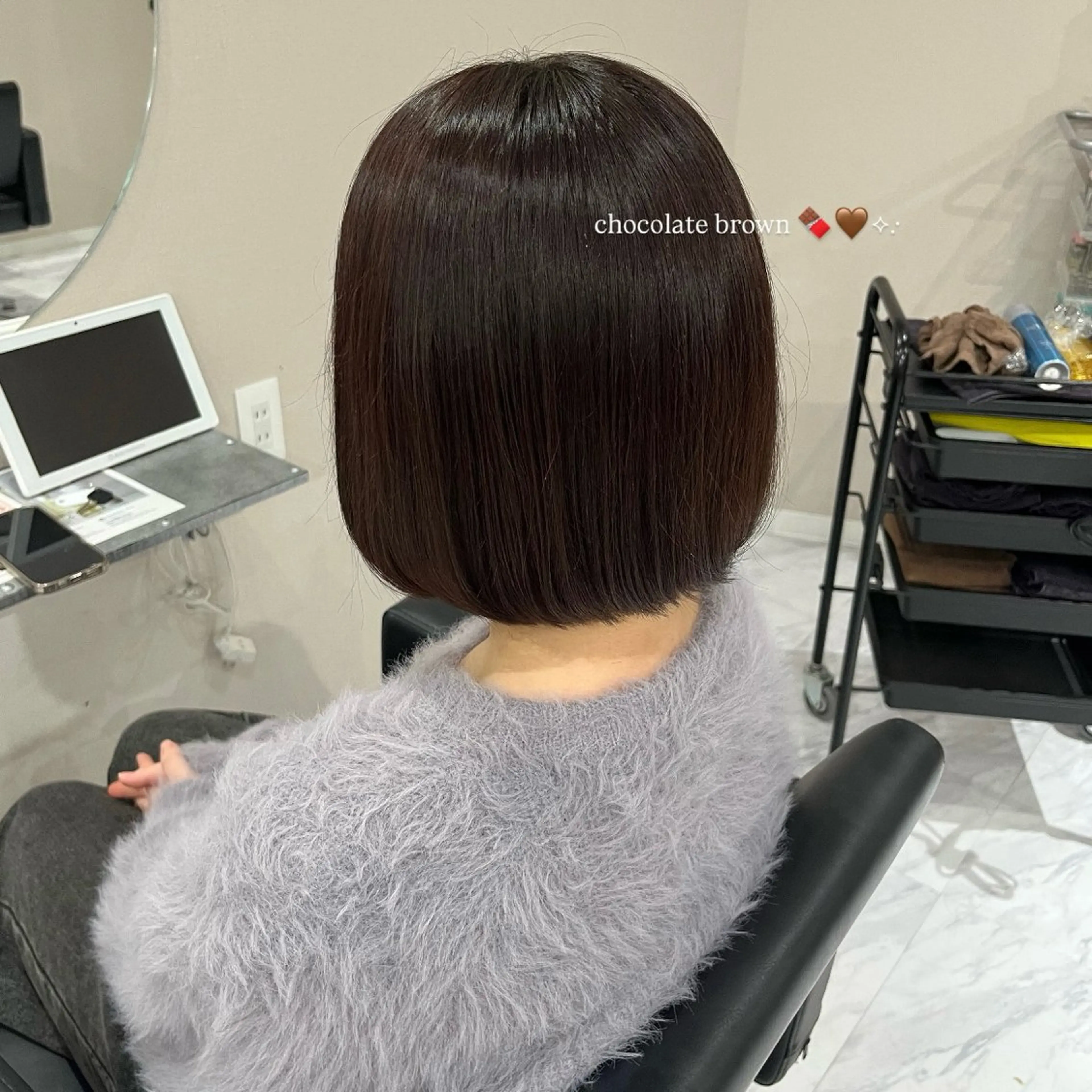 【 平日限定 】 ボブカット ➕ さらさらトリートメント ✂️☪️🪄の写真