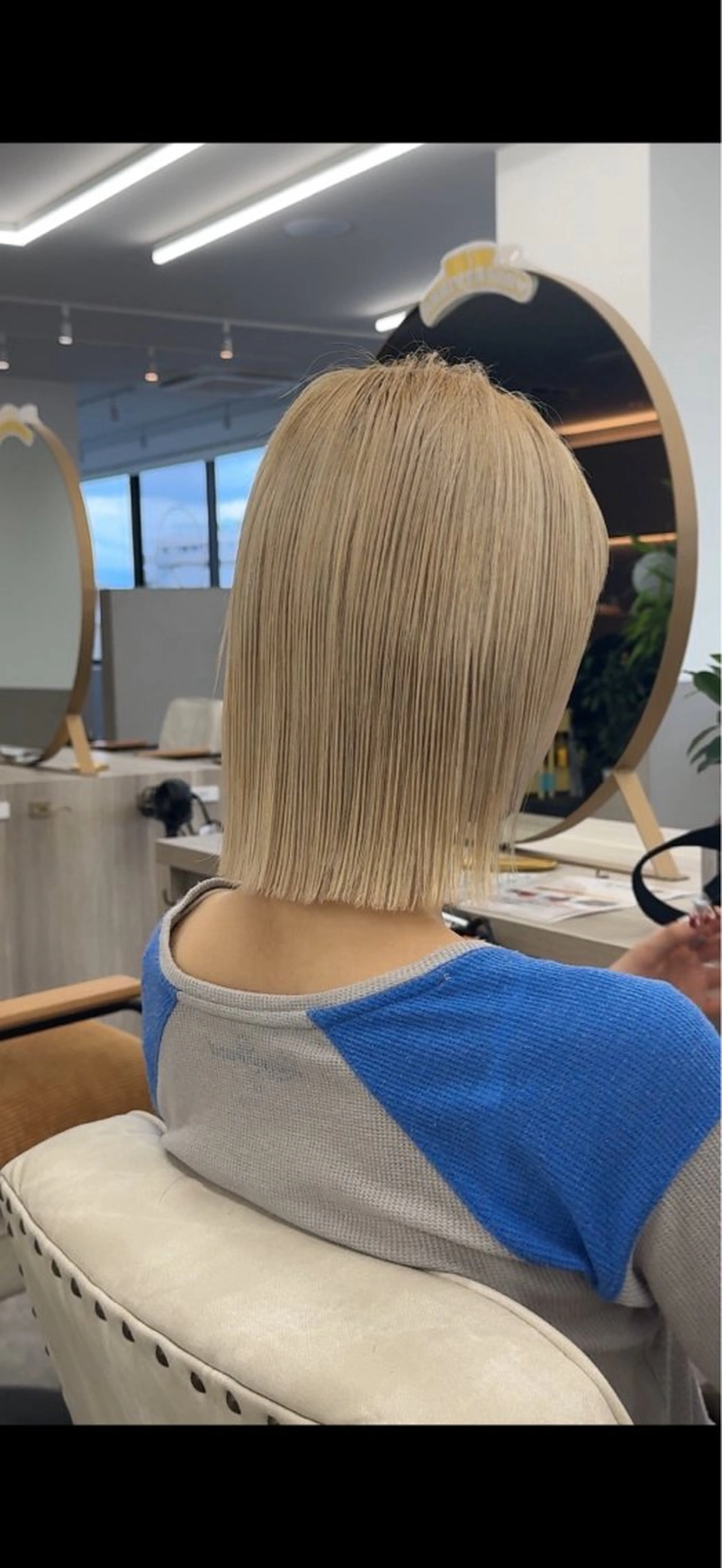 ショート 早田 華のヘアスタイル
