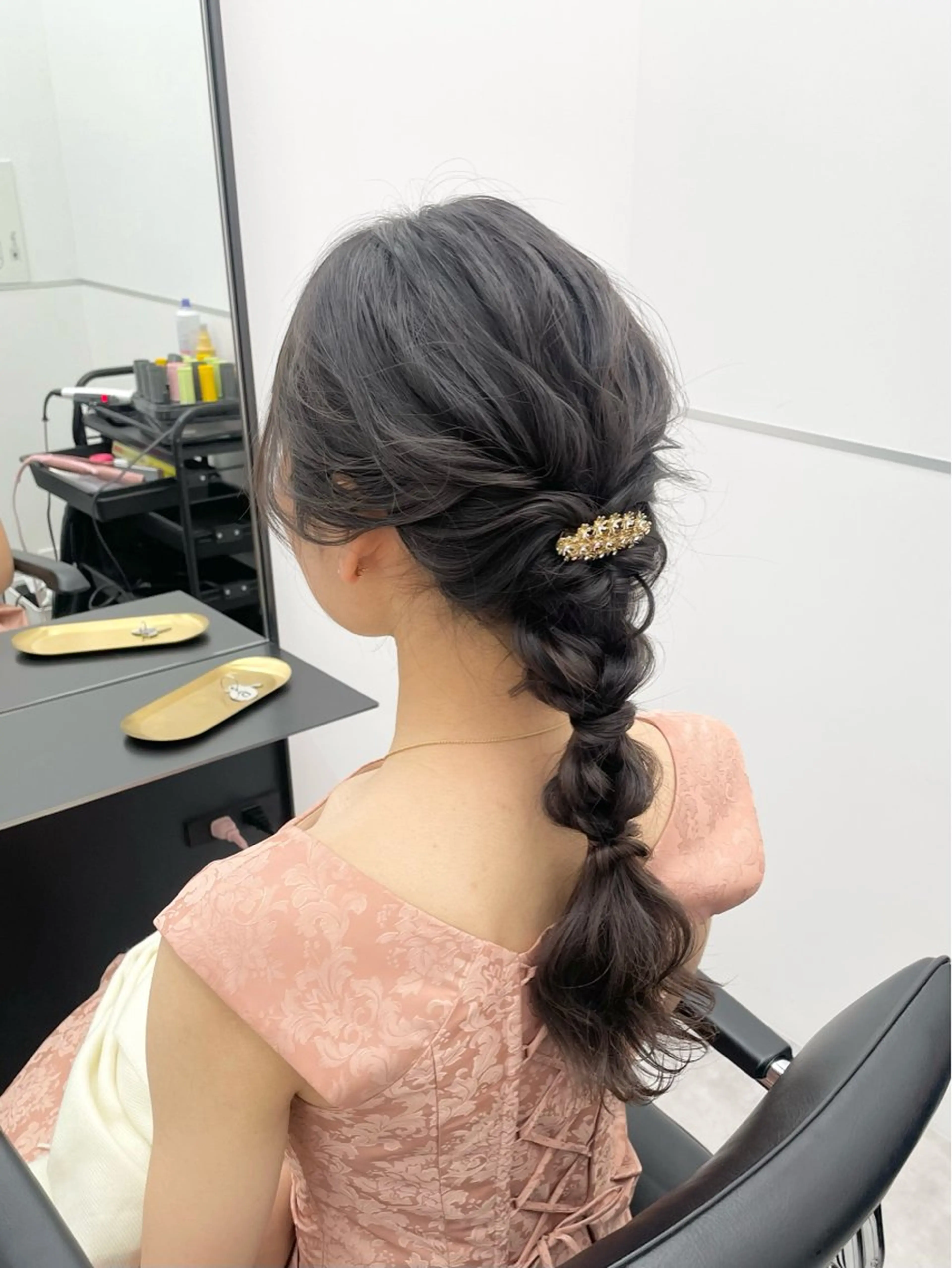 ミディアム 石川 理恵のヘアスタイル