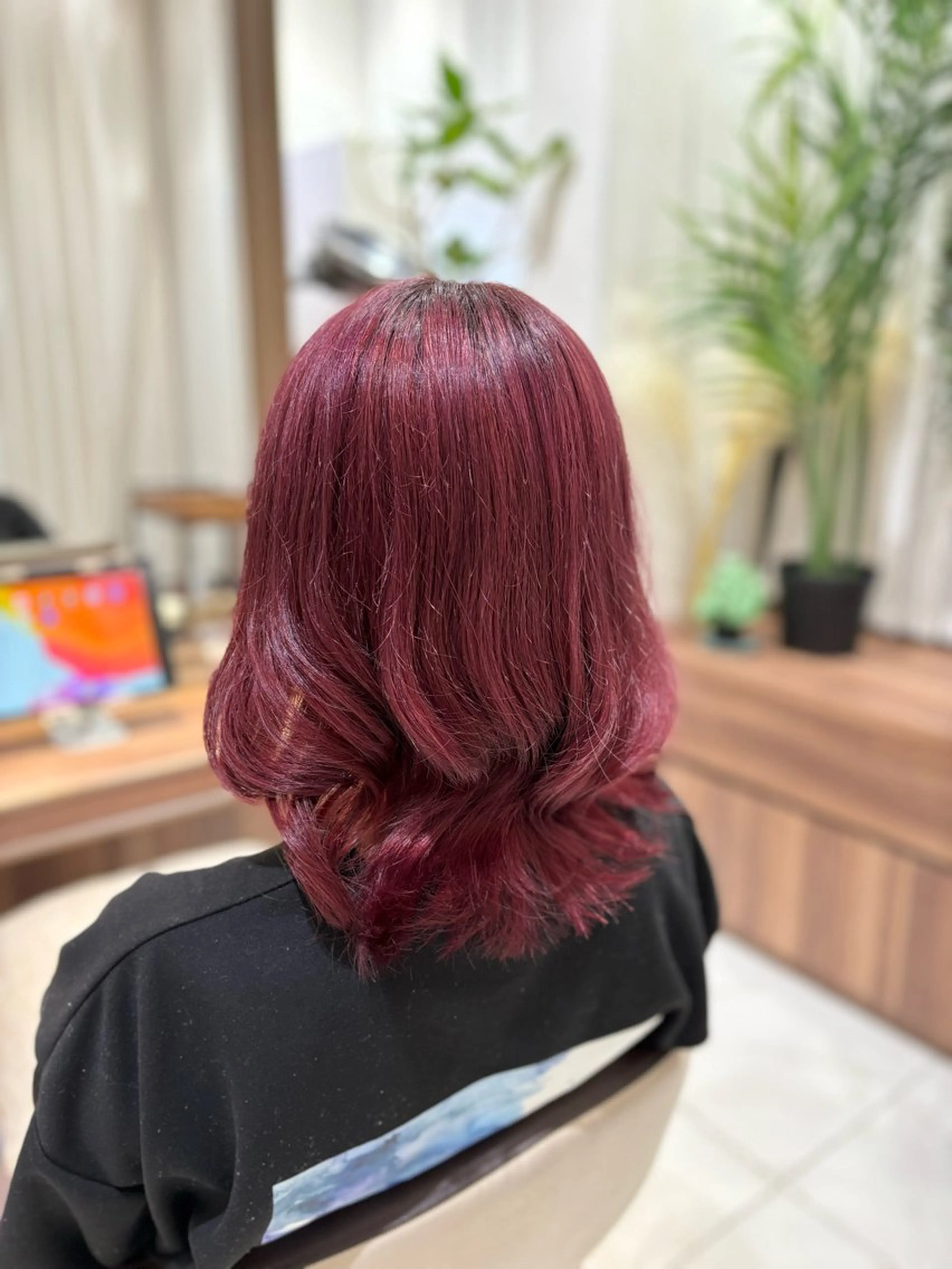 ミディアム ゆるふわパーマ🌸/ ハイトーン/あゆみのヘアスタイル