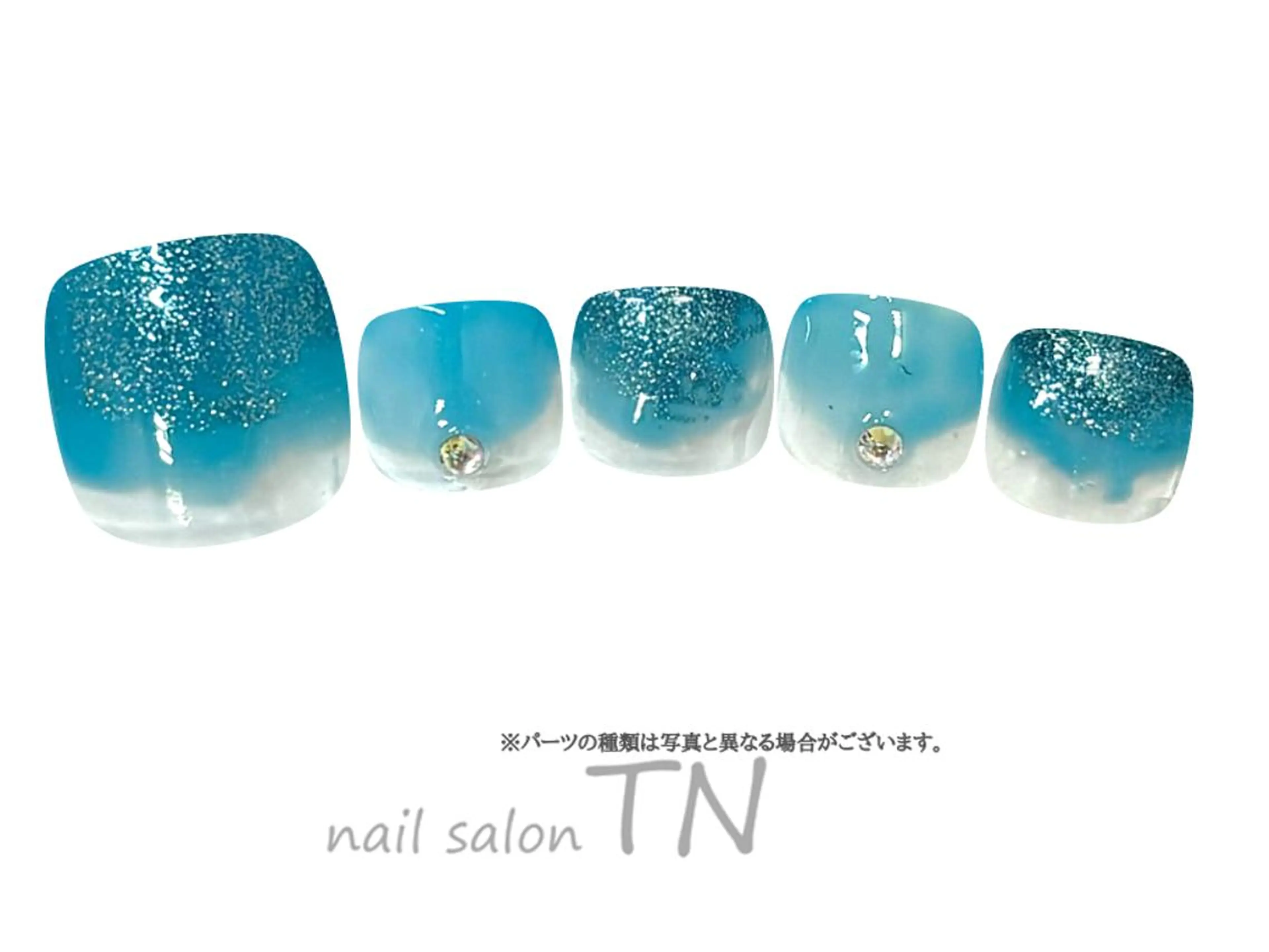 ネイル フットネイル 中島 実穂のネイルデザイン