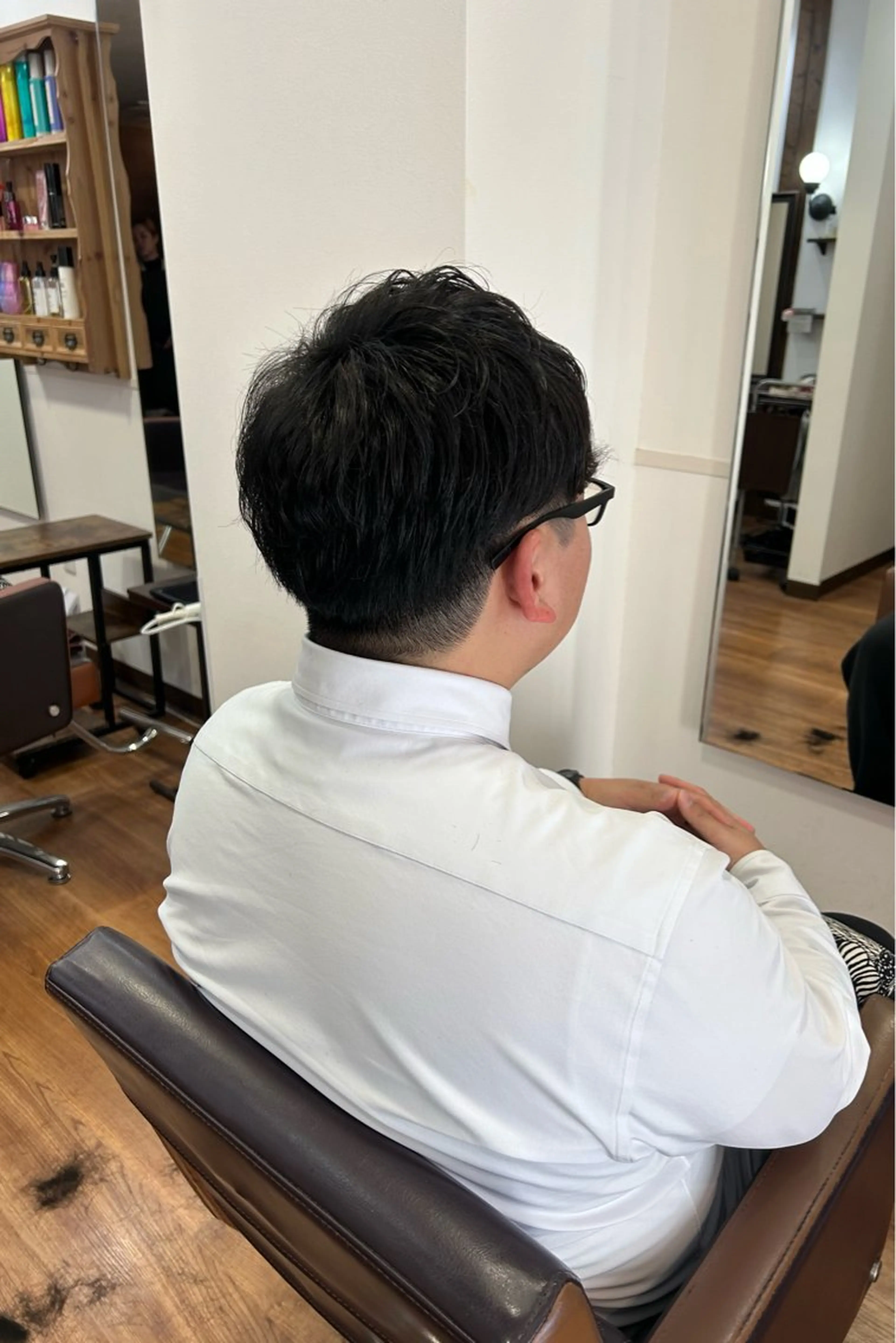 ショート パーマ ヘアアレンジ メンズ メンズパーマ ツーブロック 原田 歩実のヘアスタイル