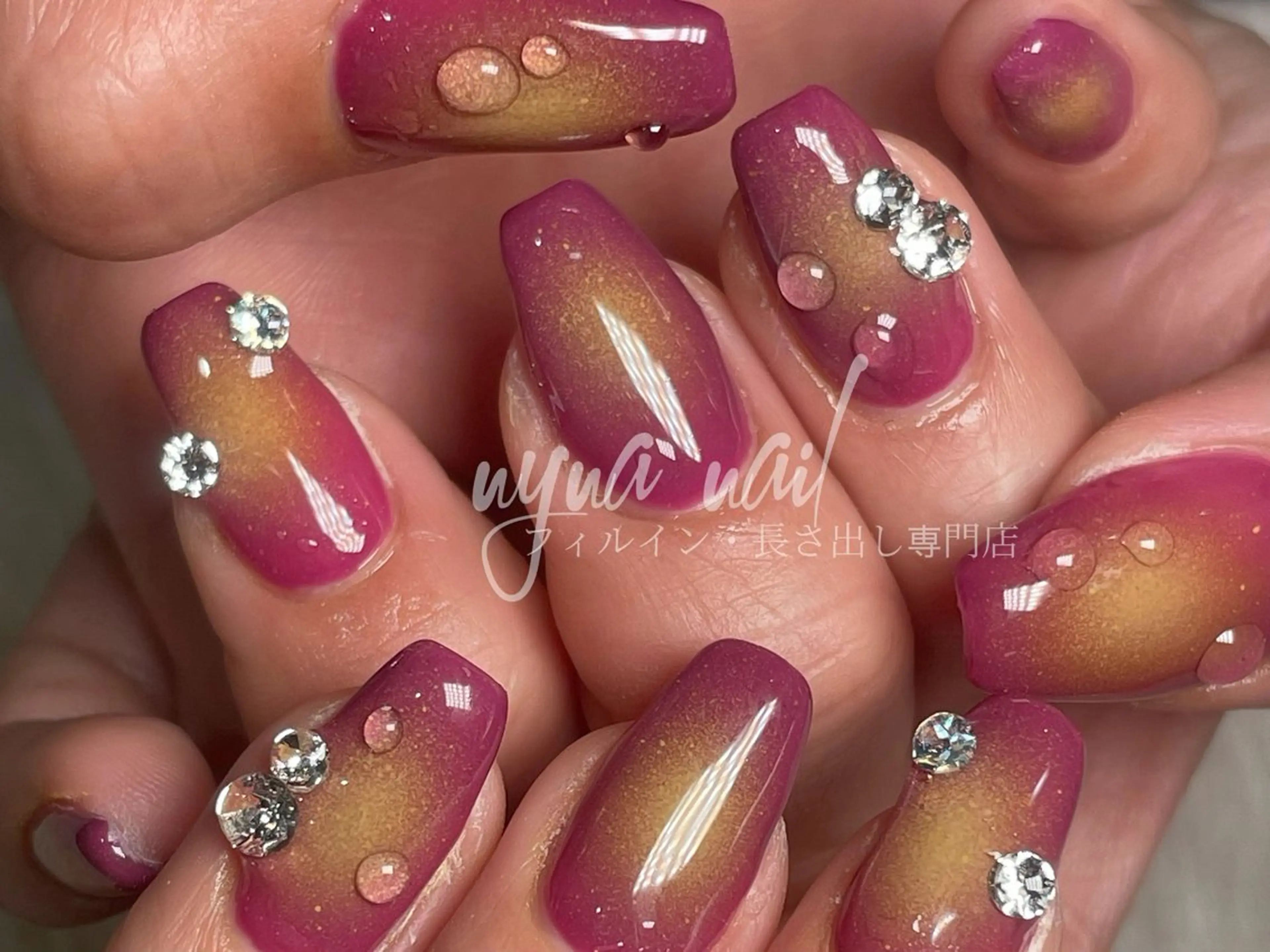 ネイル チークネイル Nyna nail Chiakiのネイルデザイン