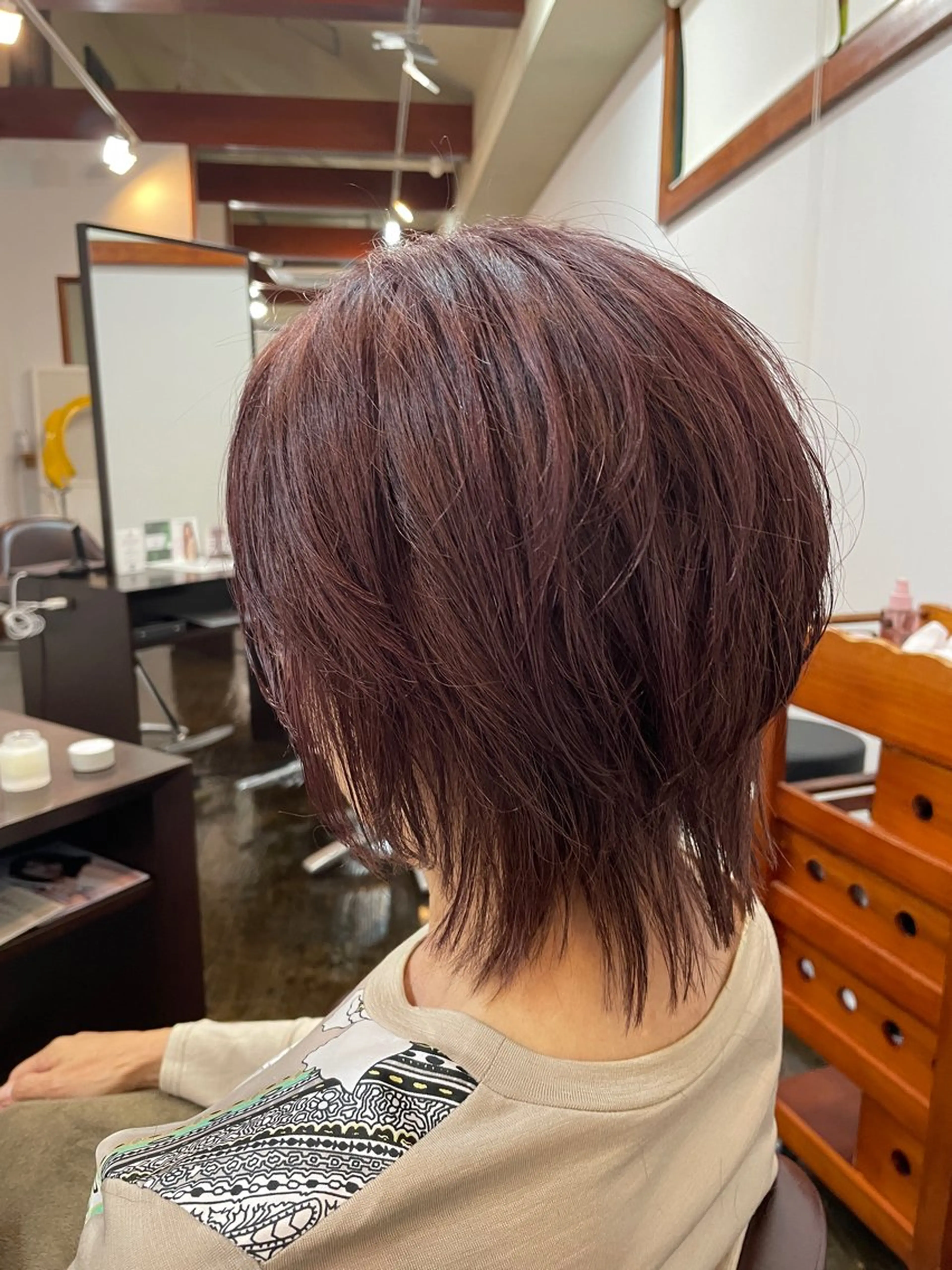 ミディアム La Ruelle yoko🐈髪質改善のヘアスタイル
