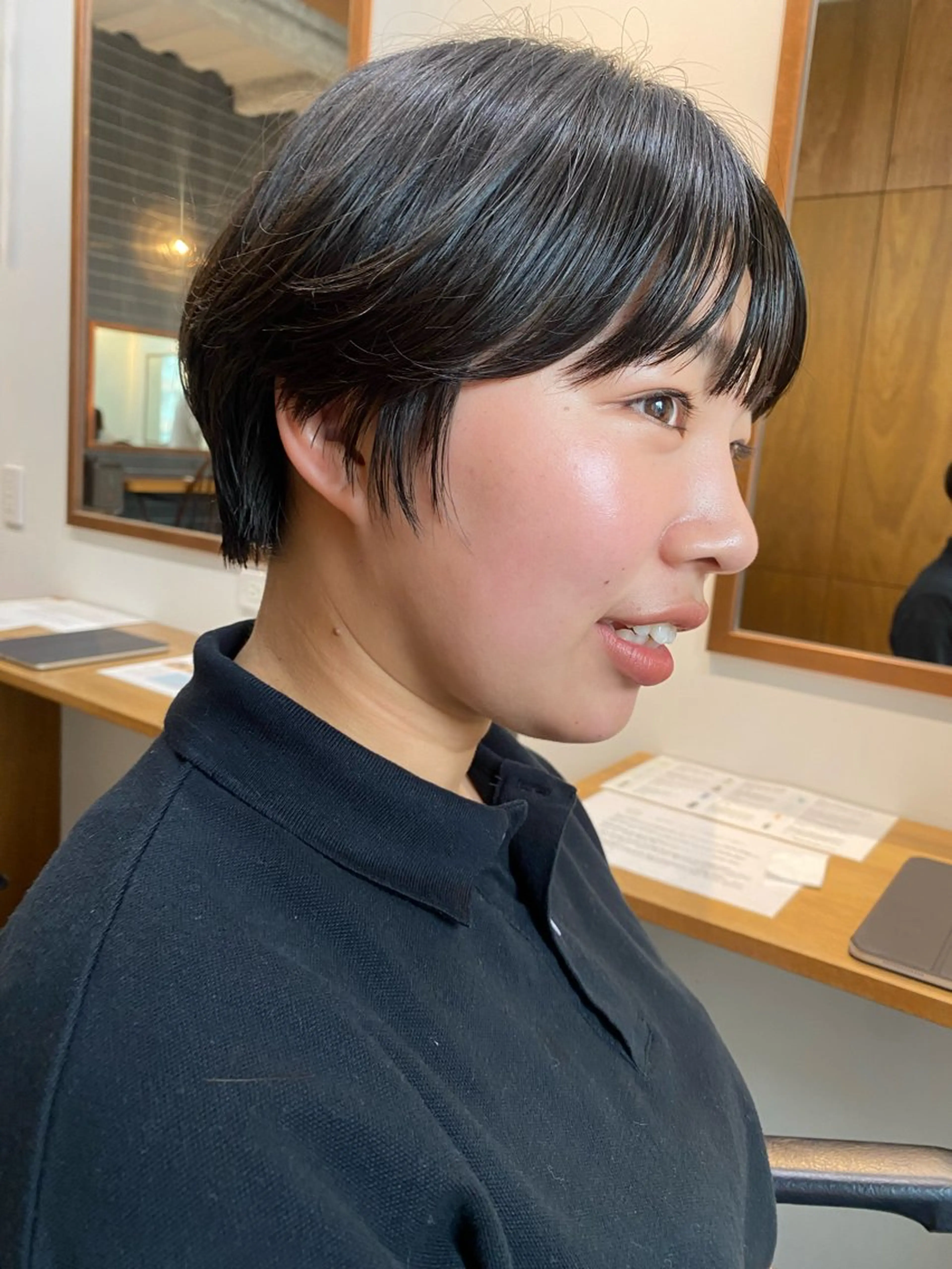 ショート ショートヘア 永田 愛莉のヘアスタイル