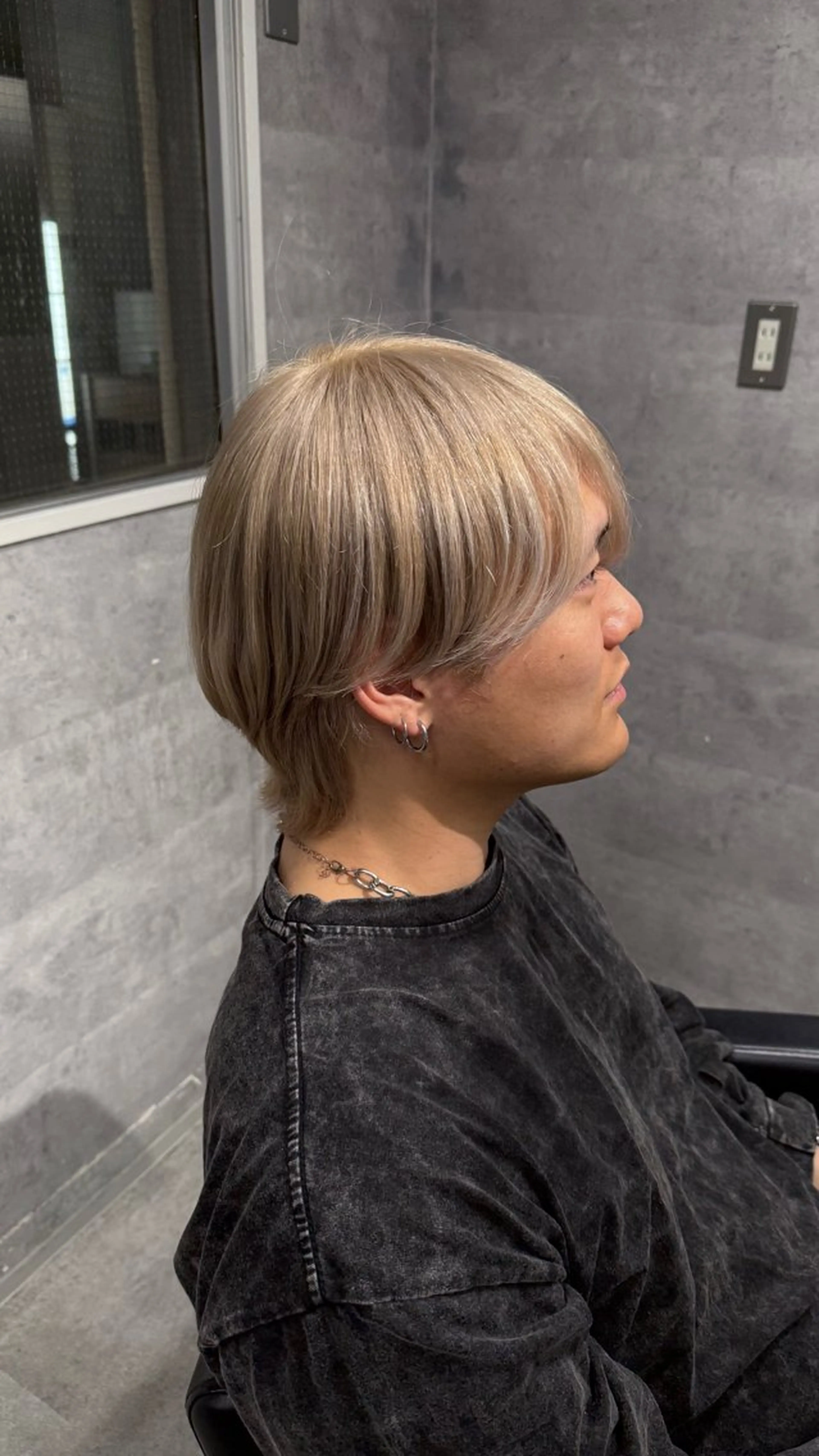 ショート カラー メンズ HOHOMI （ほほみ）のヘアスタイル